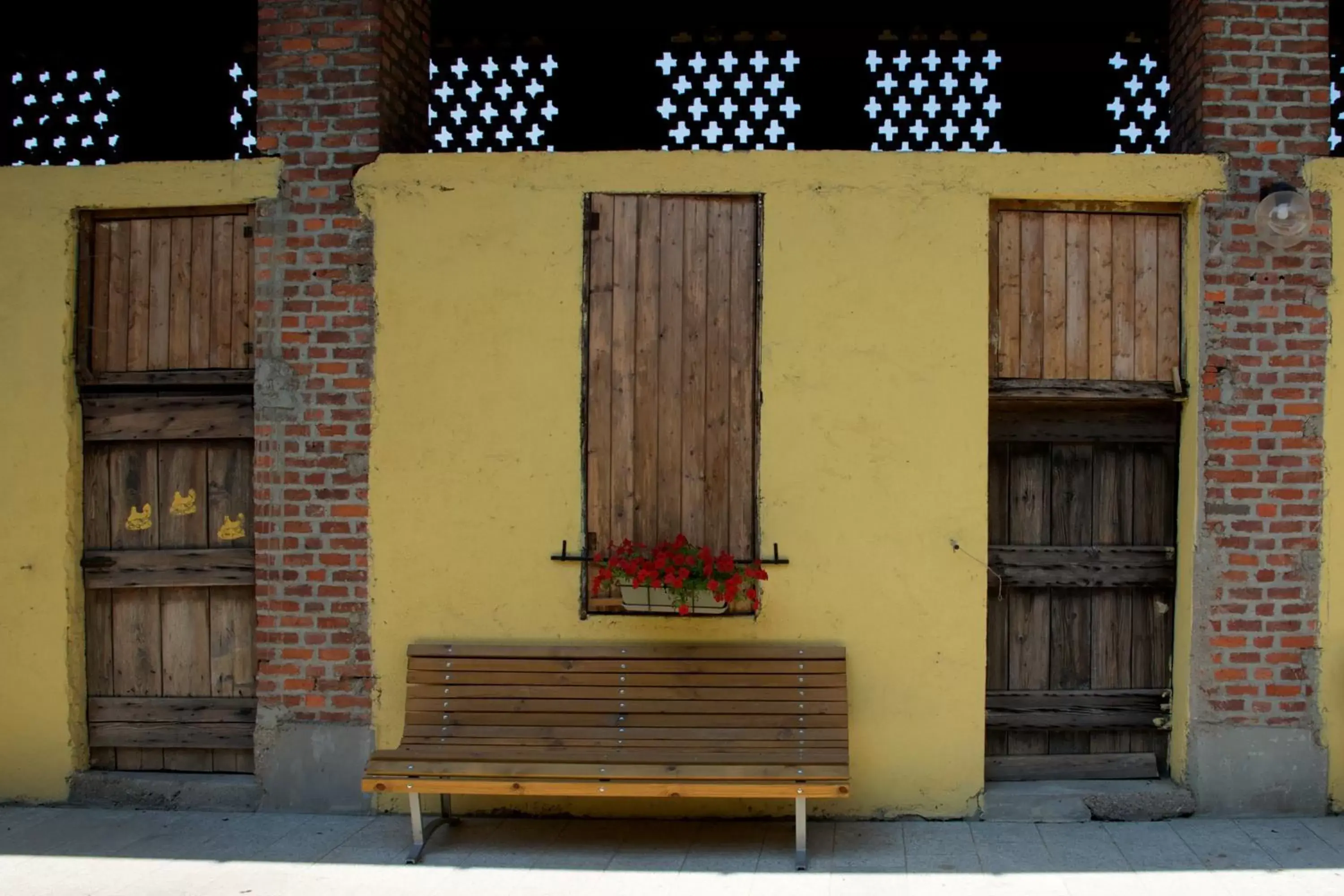 Decorative detail in Cascina delle Mele