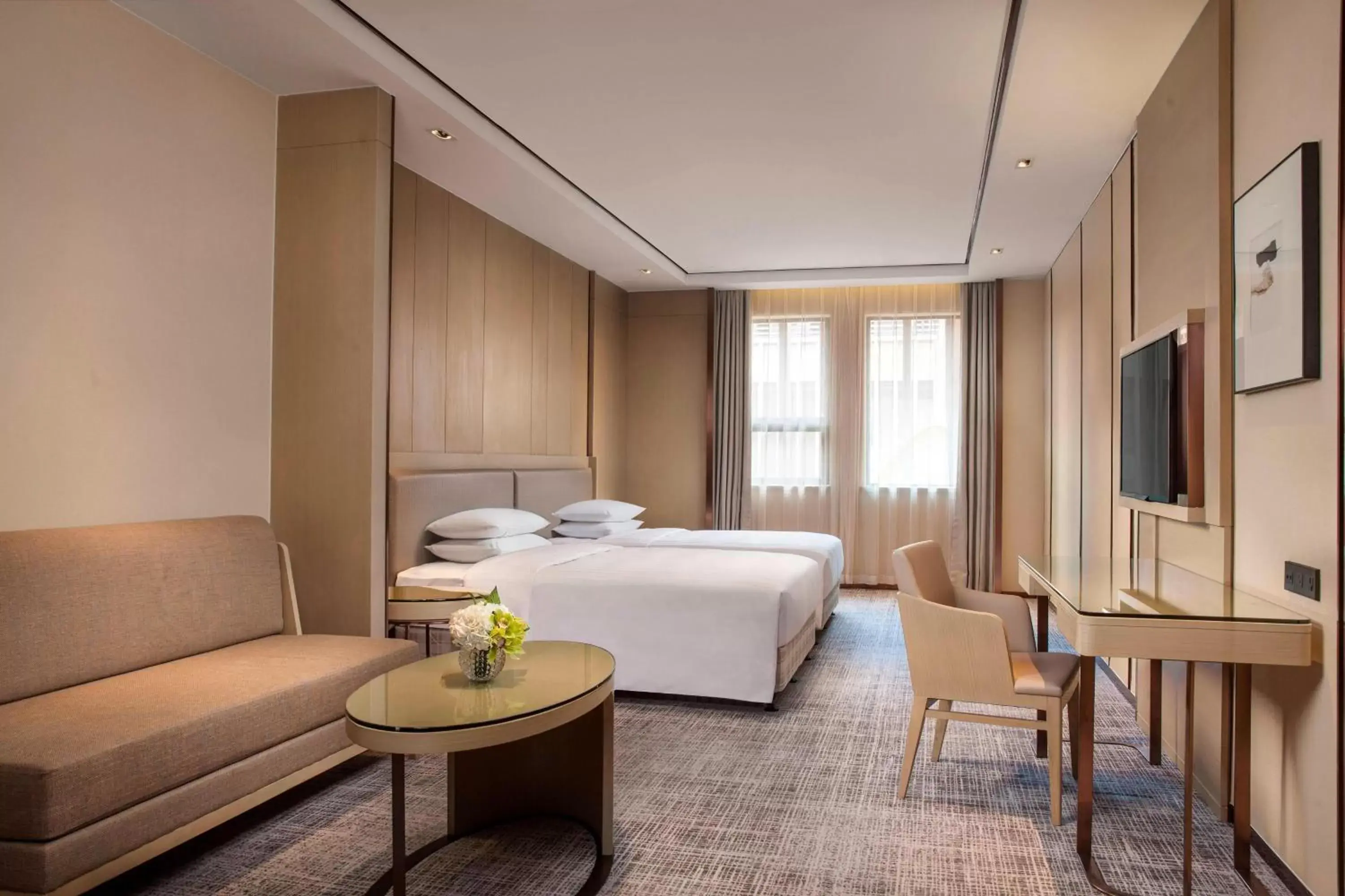 Photo of the whole room in Courtyard by Marriott Shanghai International Tourism and Resorts Zone