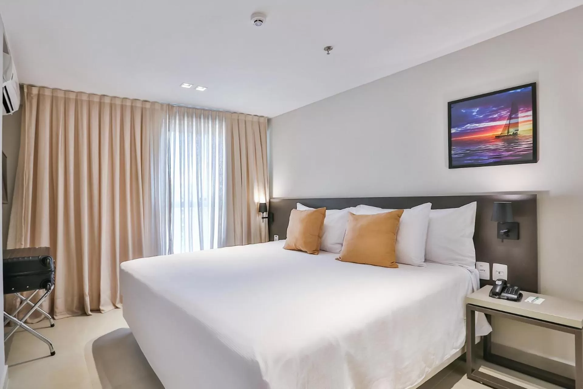 Bed in Quality Suítes João Pessoa