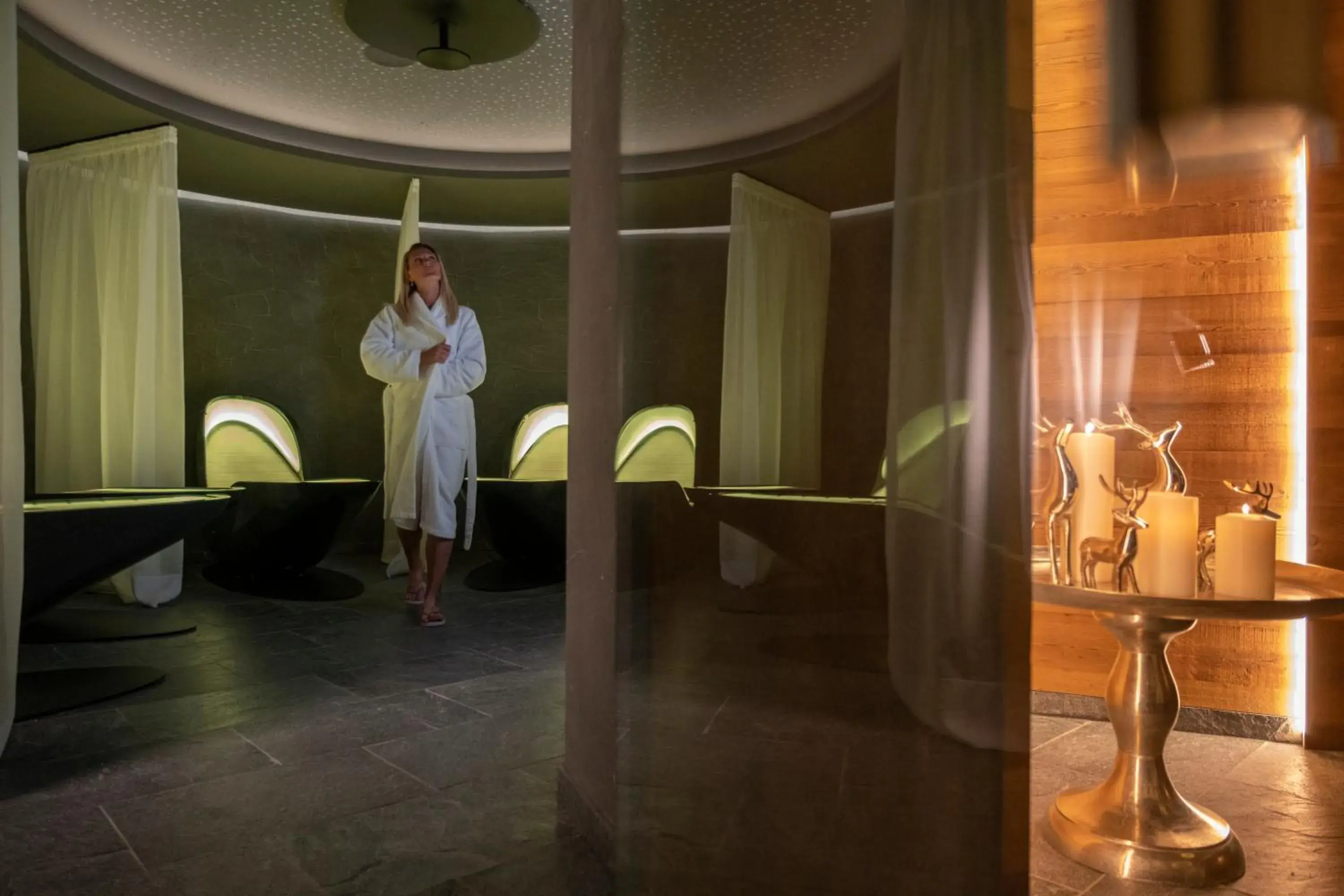 Spa and wellness centre/facilities in Ciampedie Luxury Alpine Spa Hotel