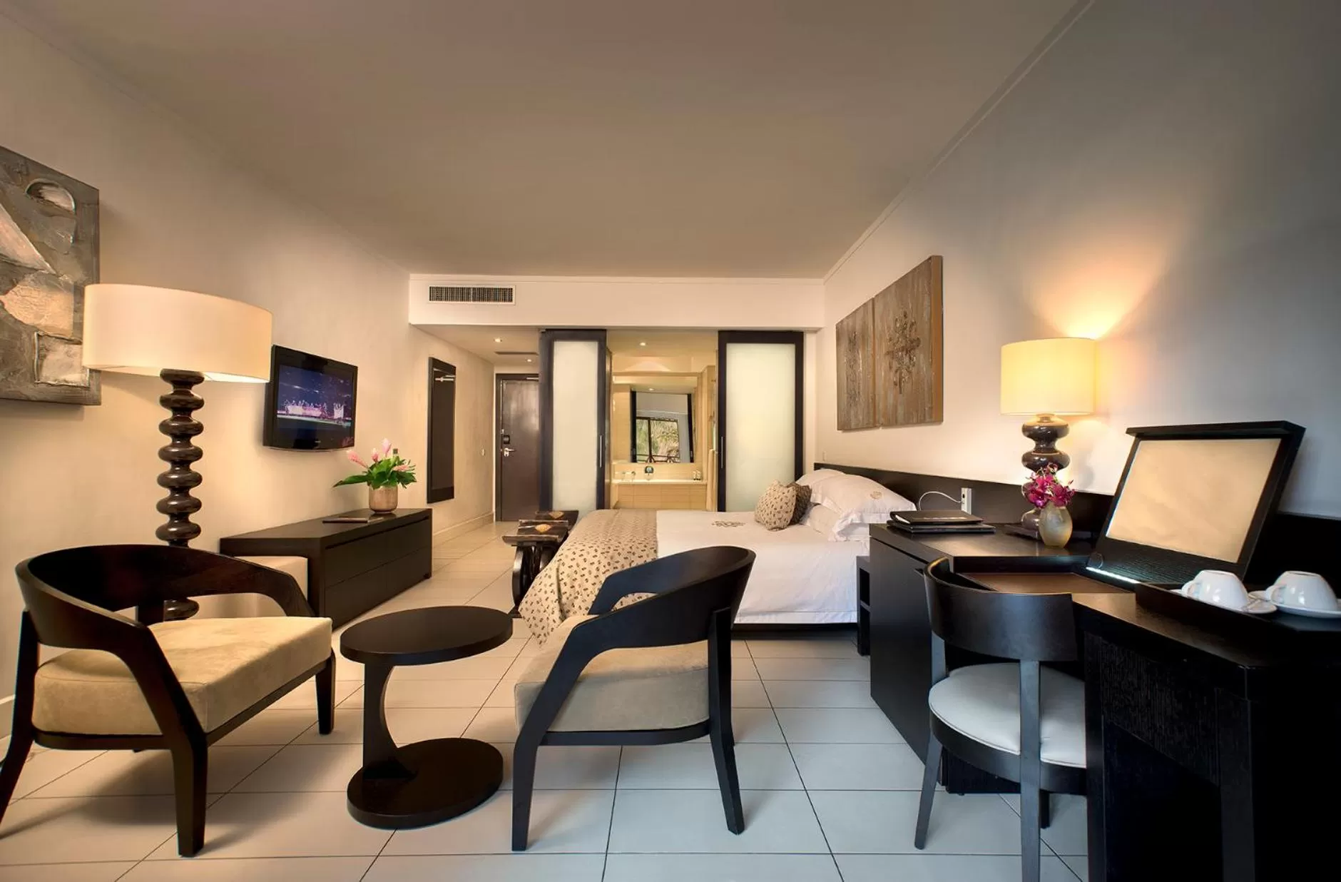 Bed in Labadi Beach Hotel