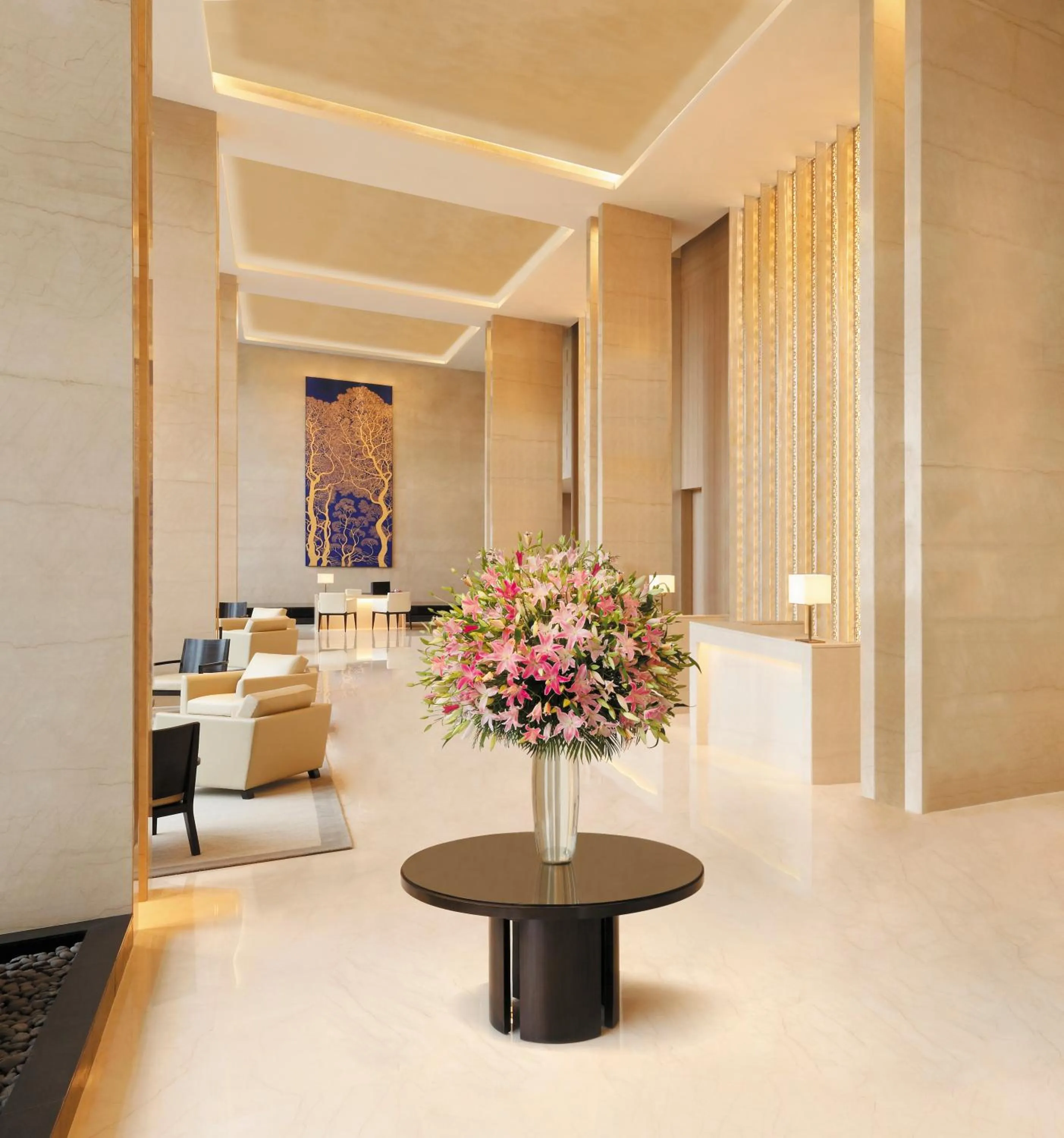 Lobby or reception in Trident Hyderabad
