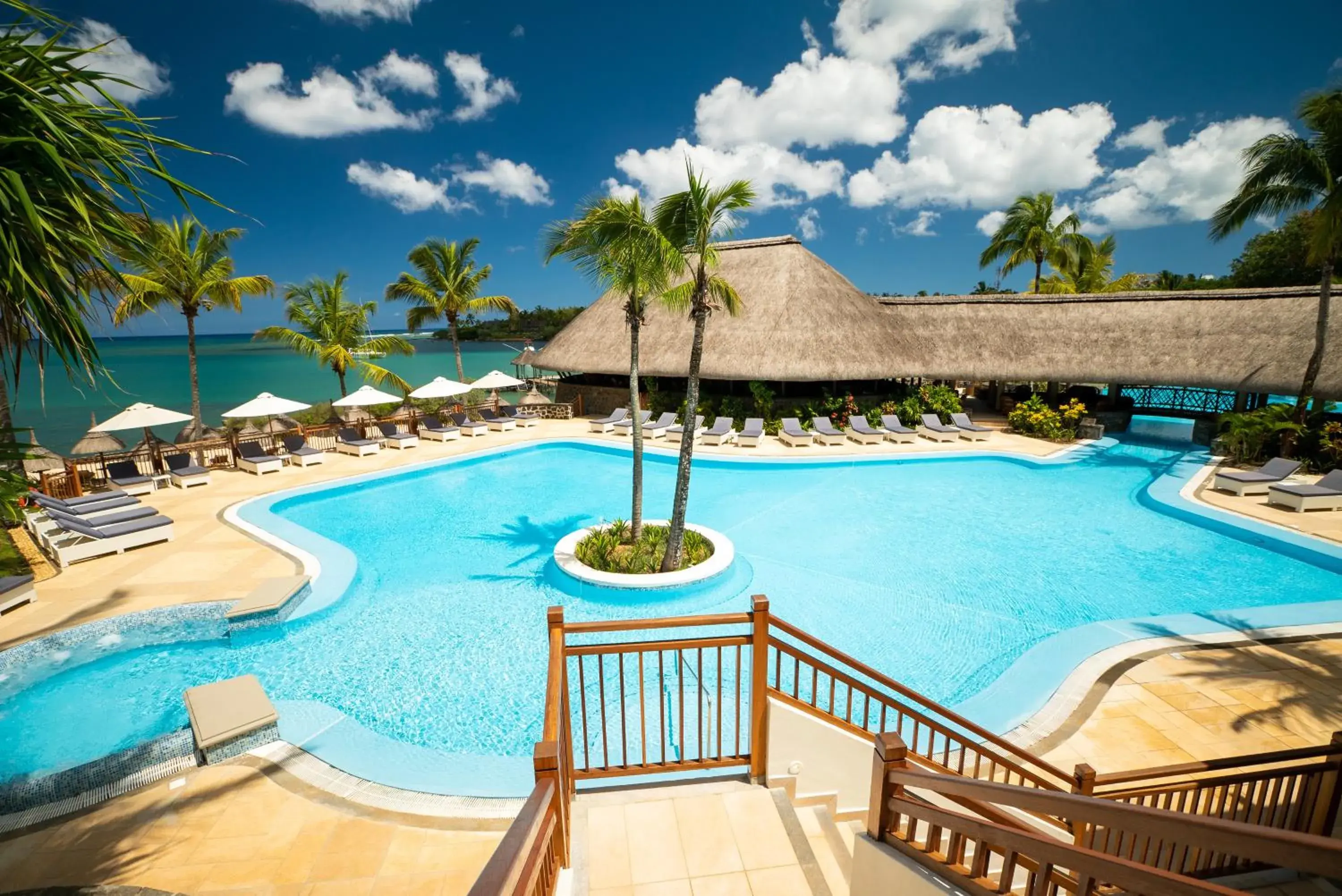 Pool view in Maritim Resort & Spa Mauritius