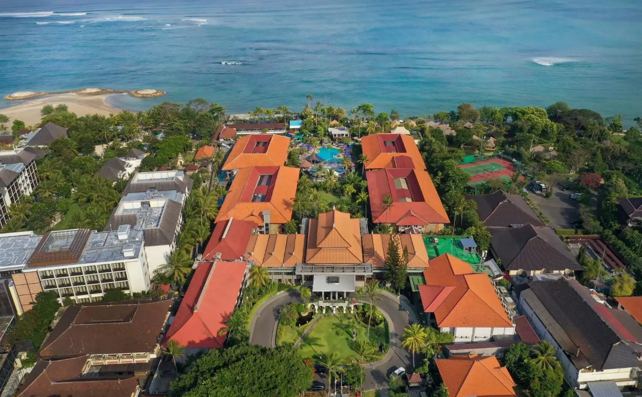 Bird's eye view, Bird's-eye View in Bali Dynasty Resort