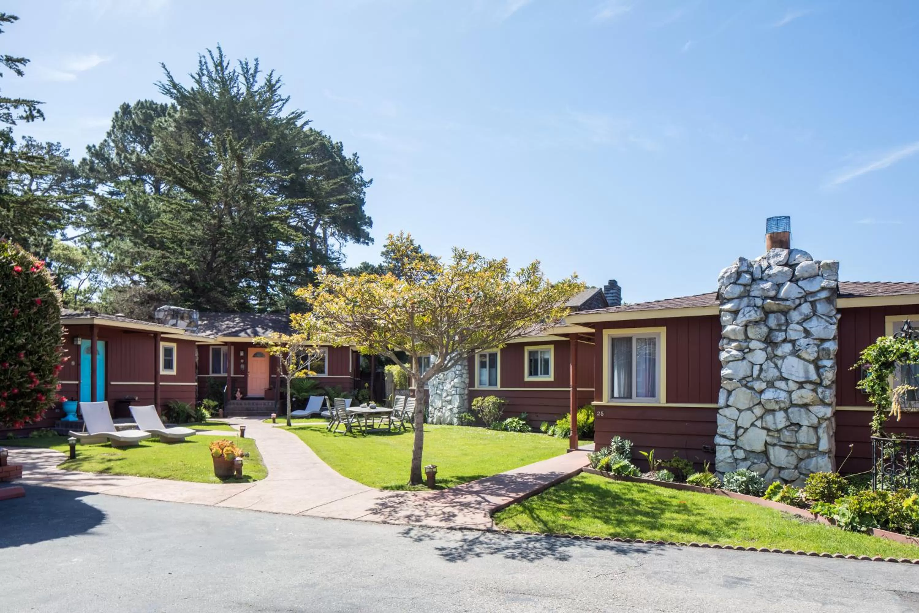 Garden in Andril Fireplace Cottages
