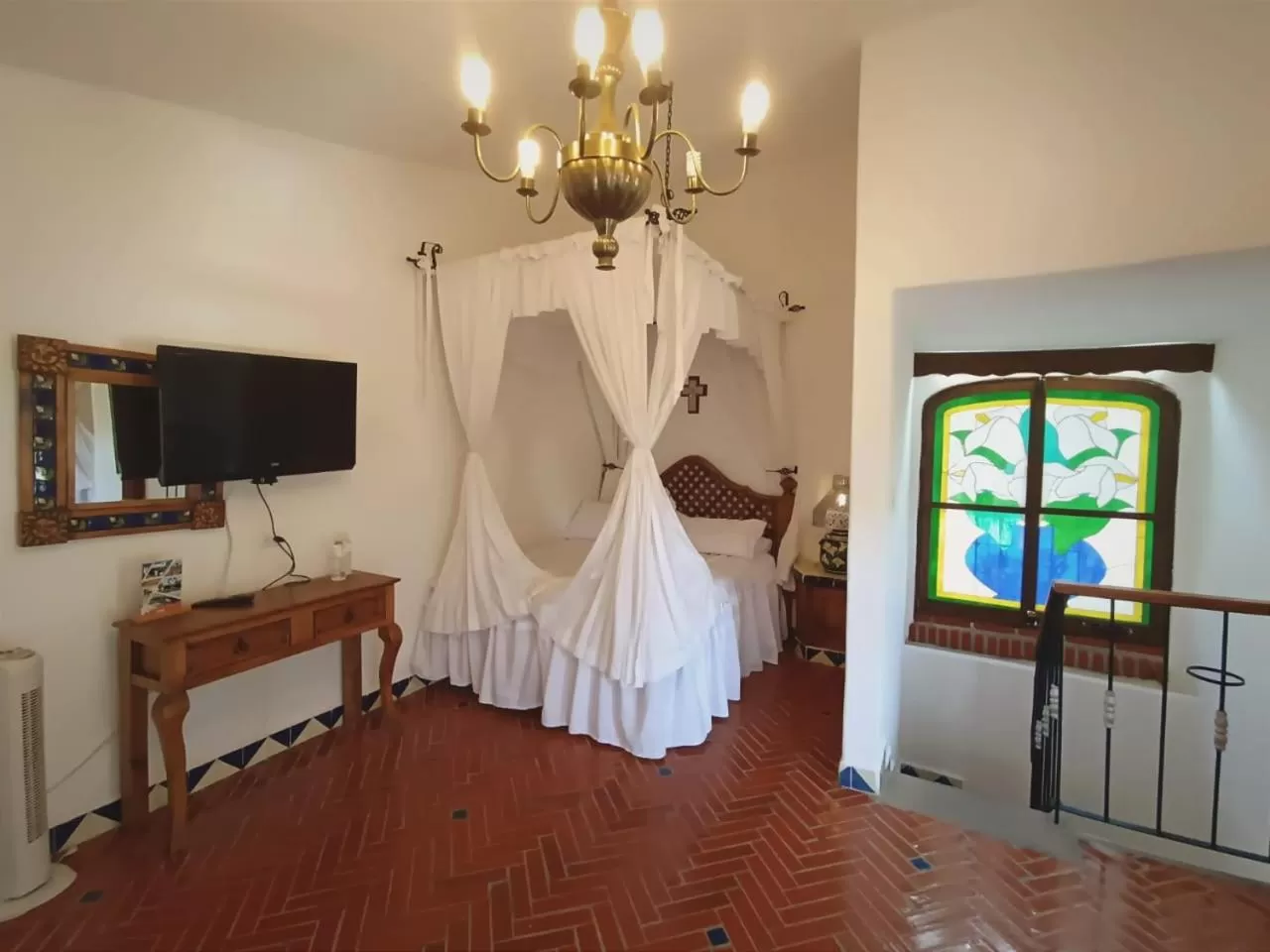 Bed in Posada Los Alcatraces