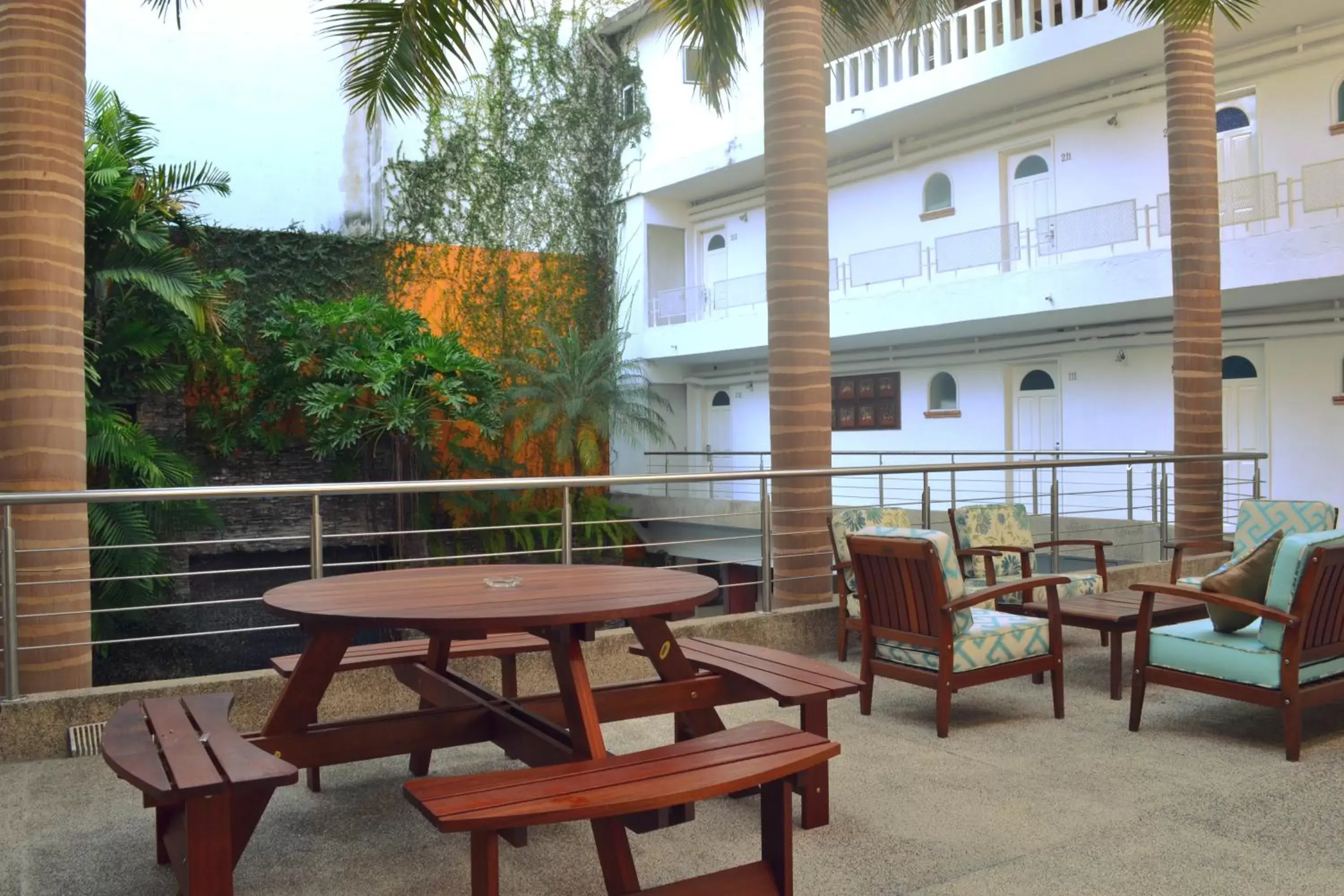 Patio in Hotel Rio Malecon