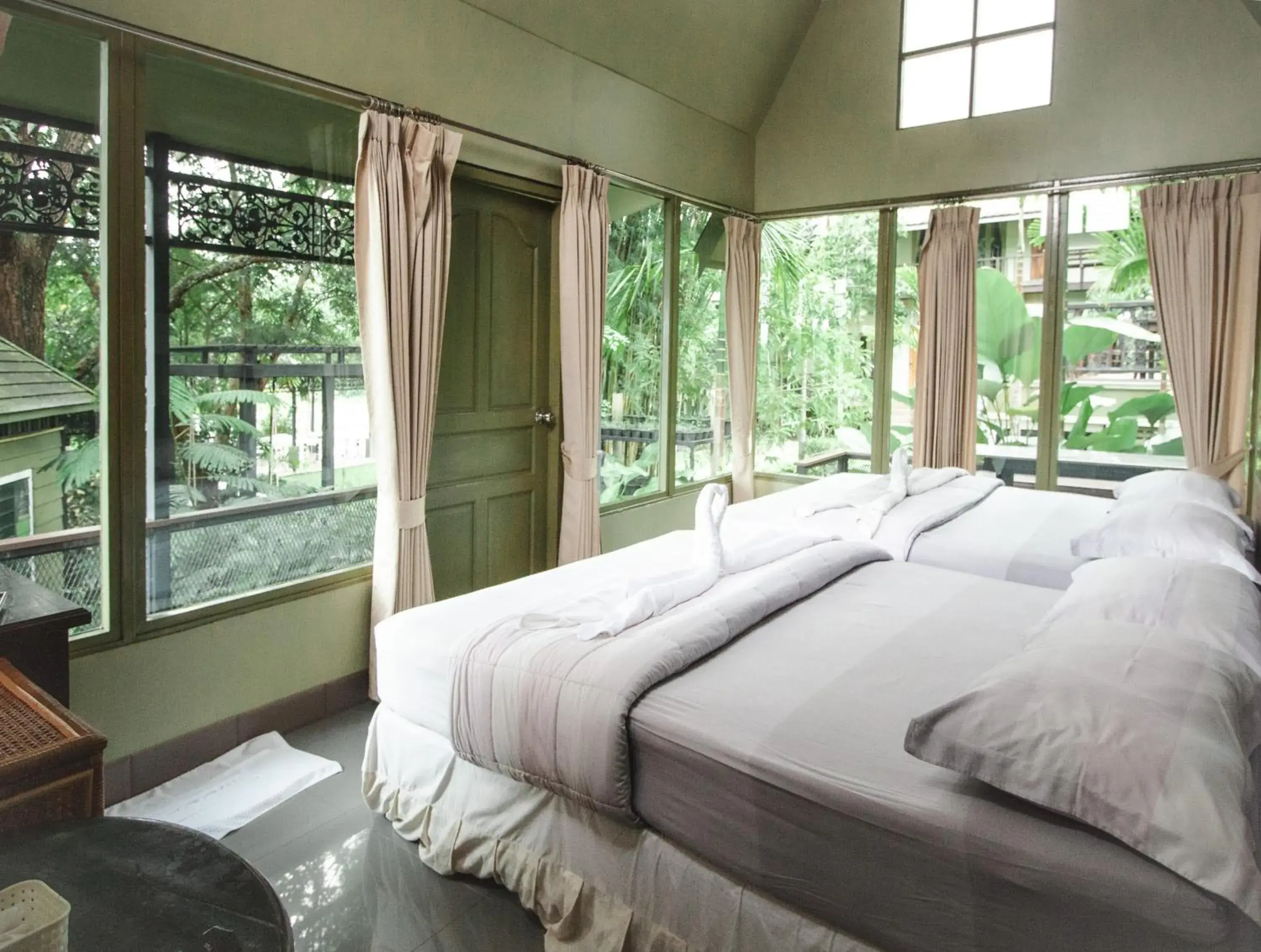 Bed in Pai Panalee The Nature Boutique Hotel