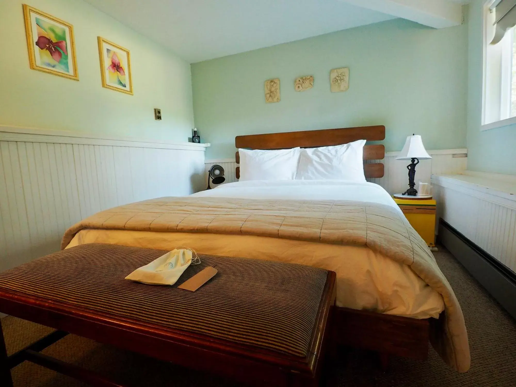 Bed in Mine and Farm, The Inn at Guerneville, CA