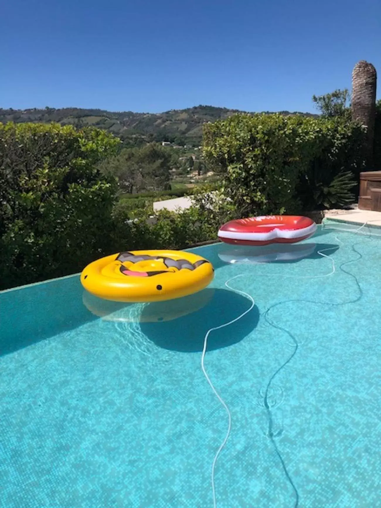 Swimming pool in villa santa rita