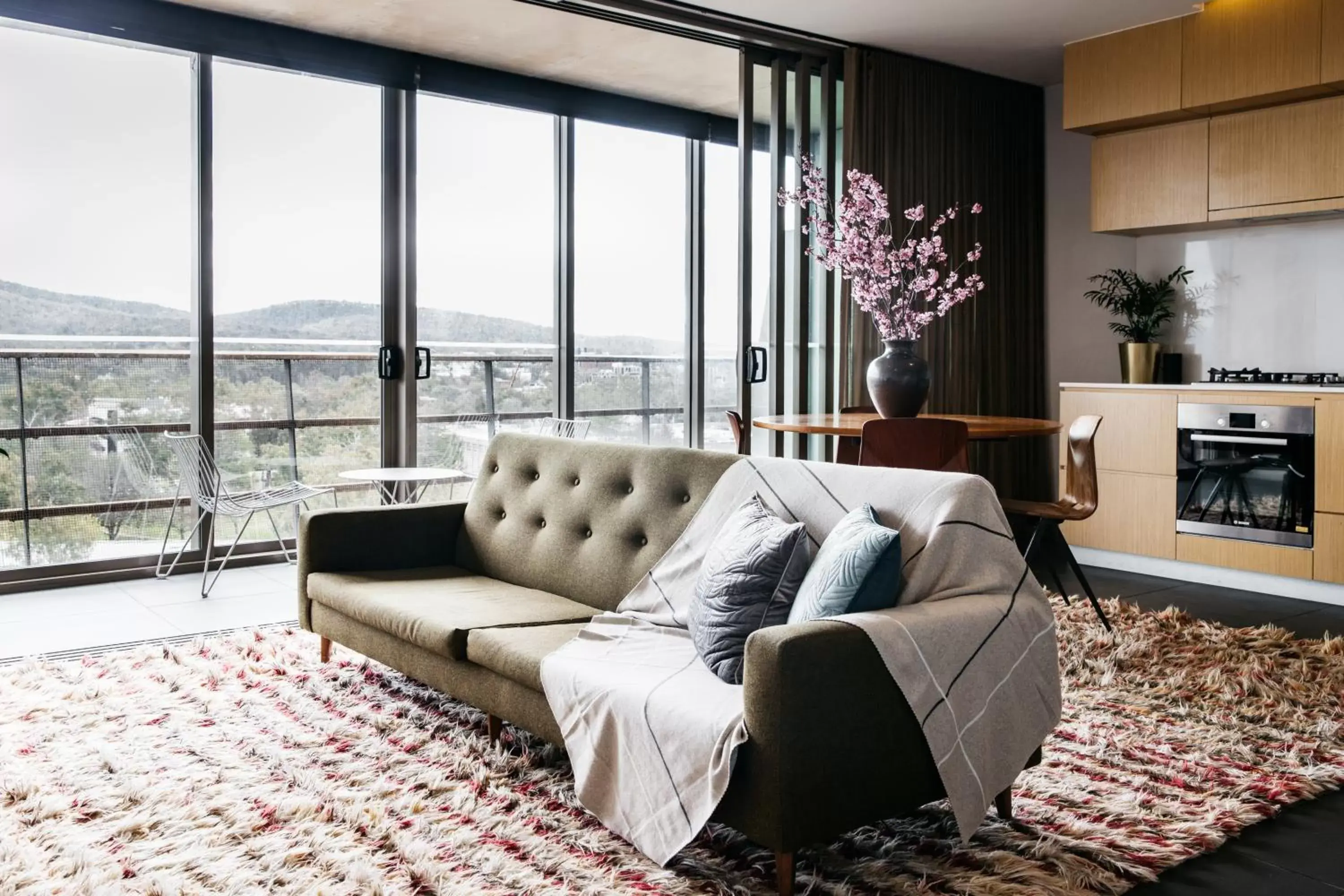 Living room, Seating Area in Nishi Apartments Eco Living by Ovolo