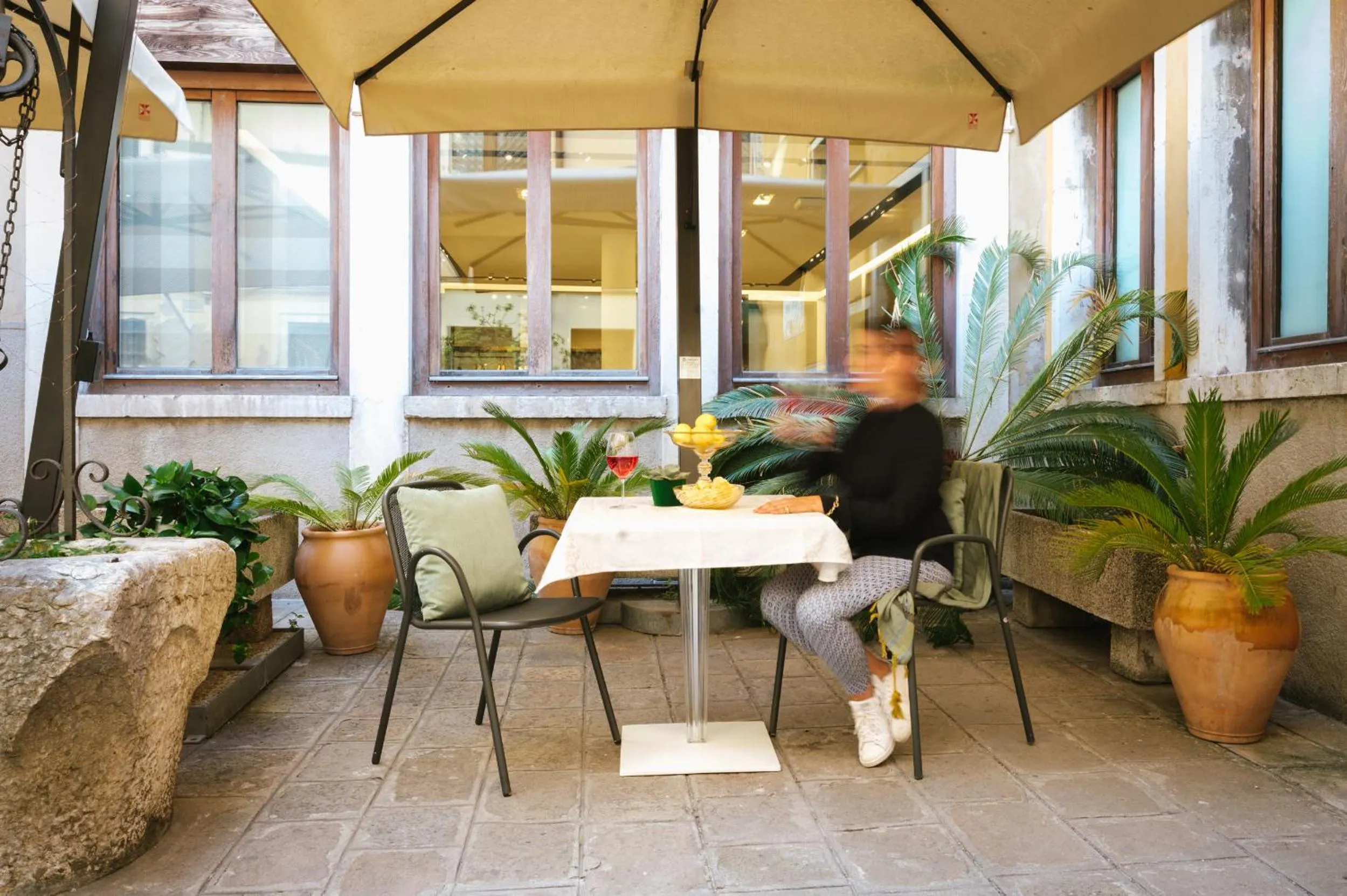 Patio in Hotel Do Pozzi