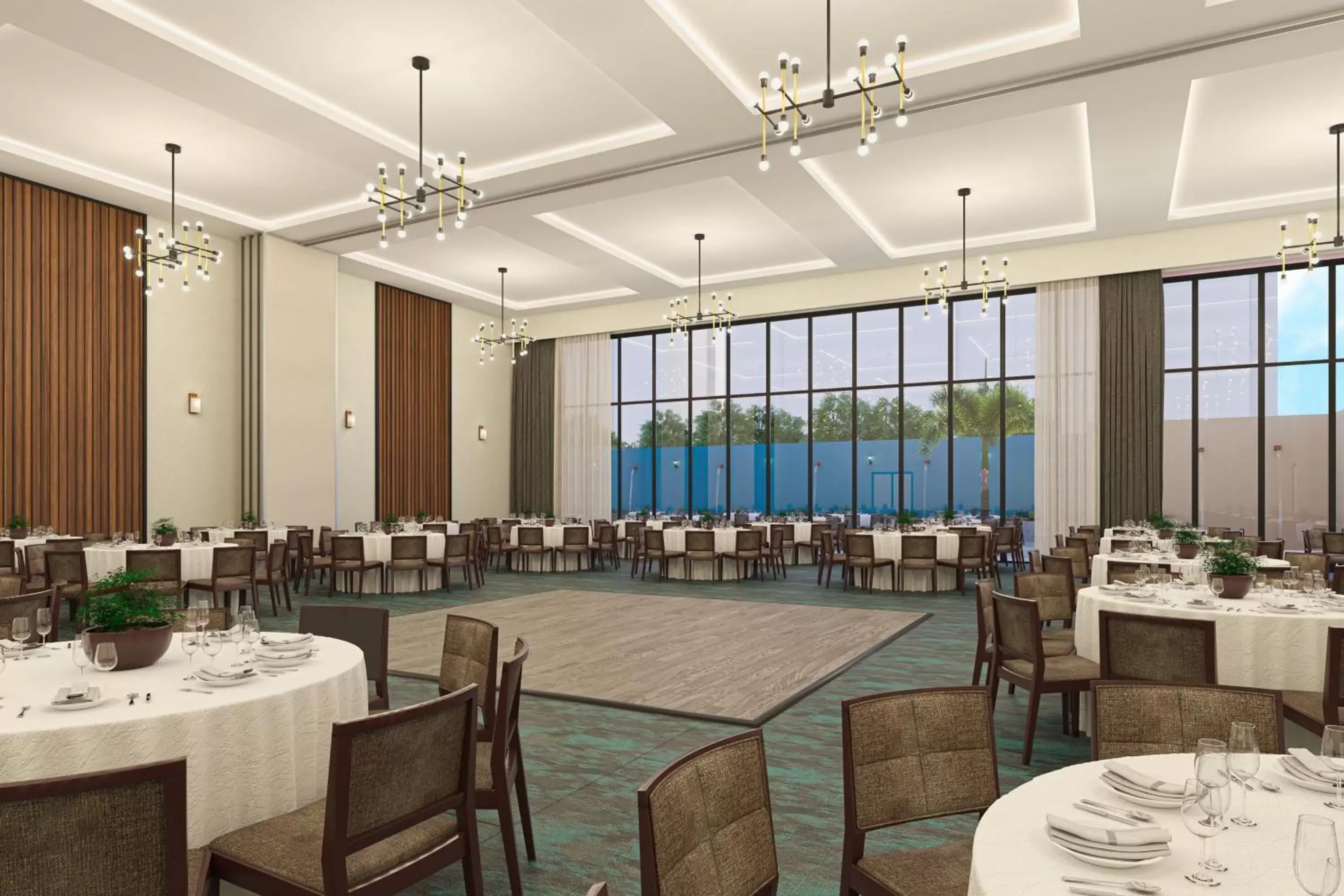 Meeting/conference room, Restaurant/Places to Eat in Culiacan Marriott Hotel