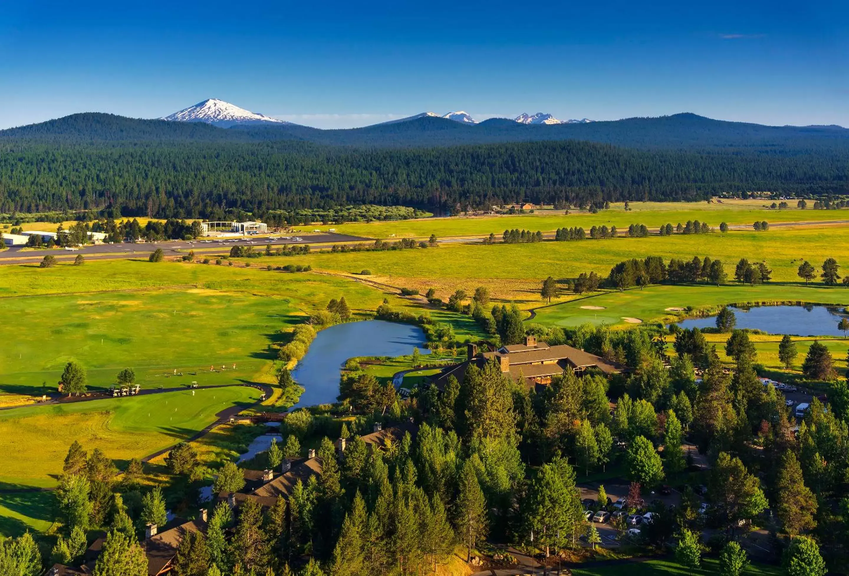 Bird's eye view, Bird's-eye View in Sunriver Resort