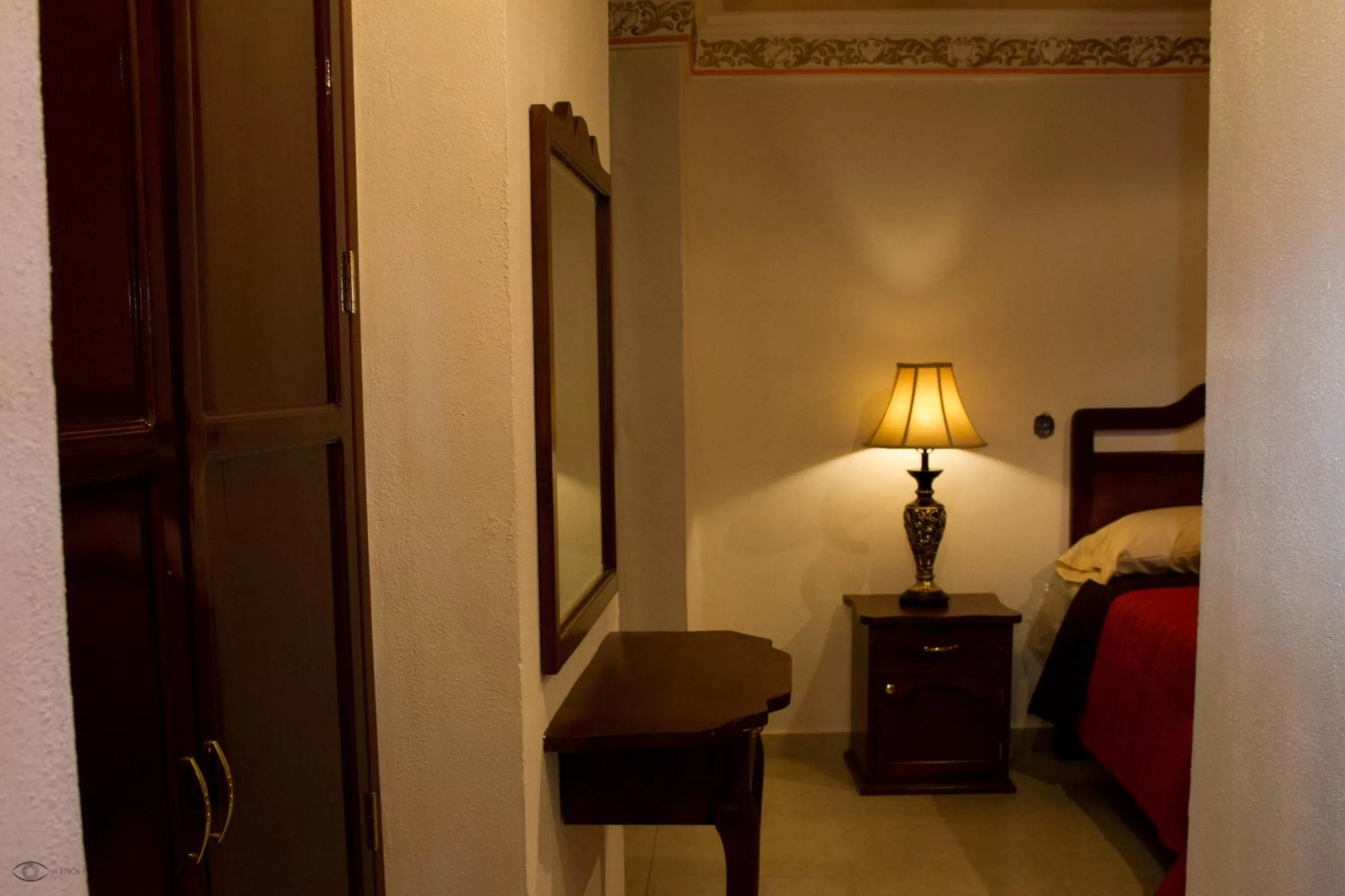 Decorative detail, Bed in Cuartel 1914 - Hotel Boutique