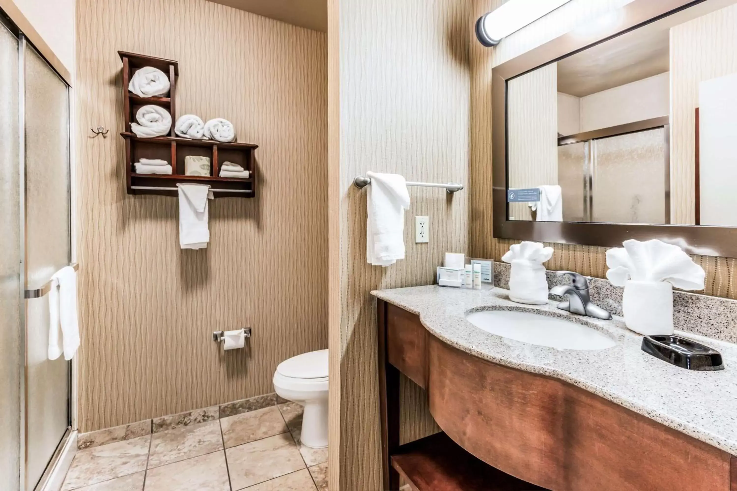 Bathroom in Hampton Inn Derby-Wichita Southeast