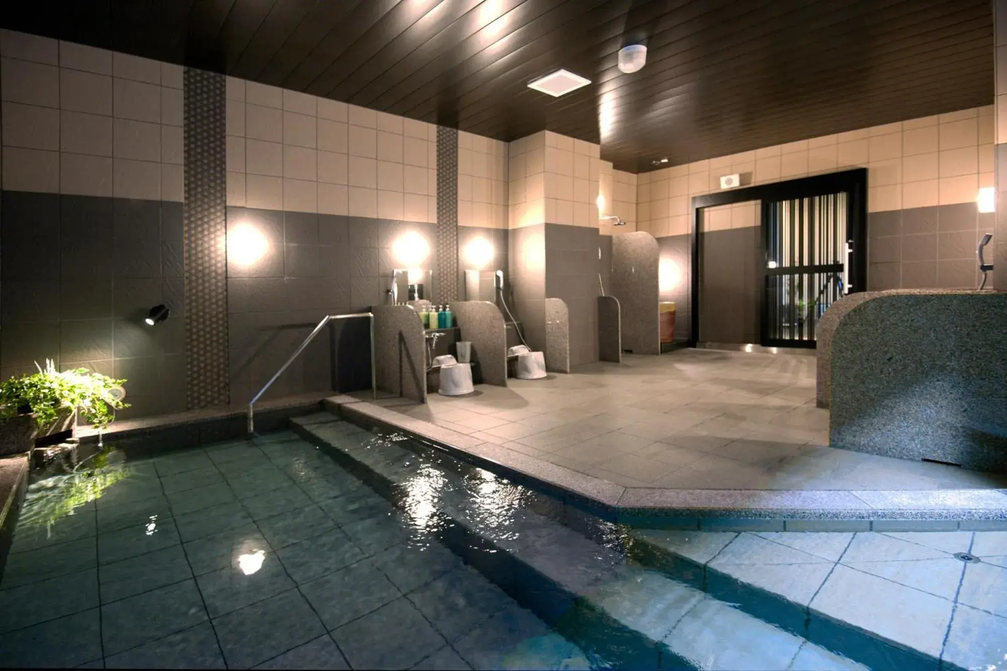 Public Bath, Swimming Pool in Hotel Route-Inn Yamagata South - in front of University Hospital -