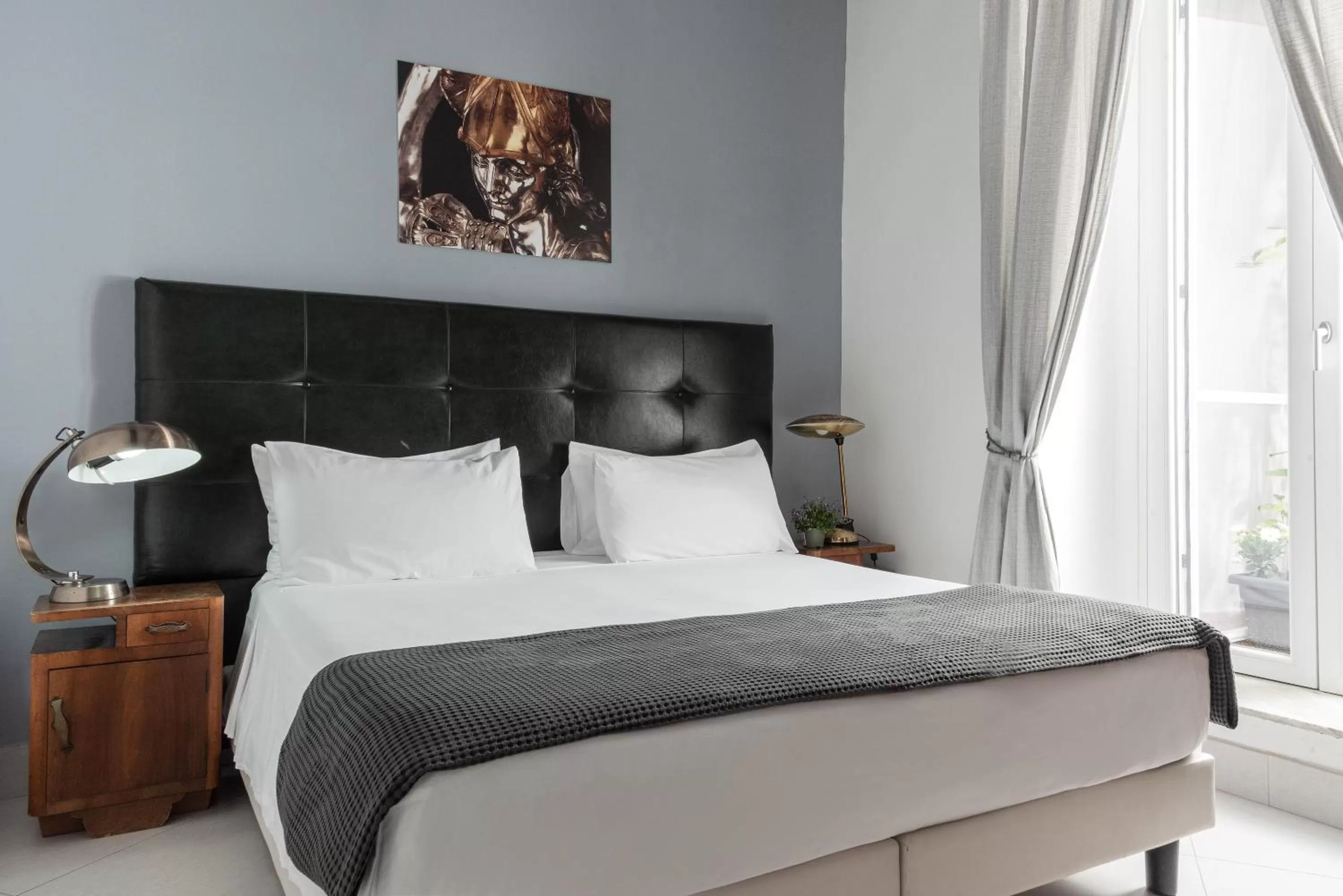 Bed in Petrucci Garden B&B