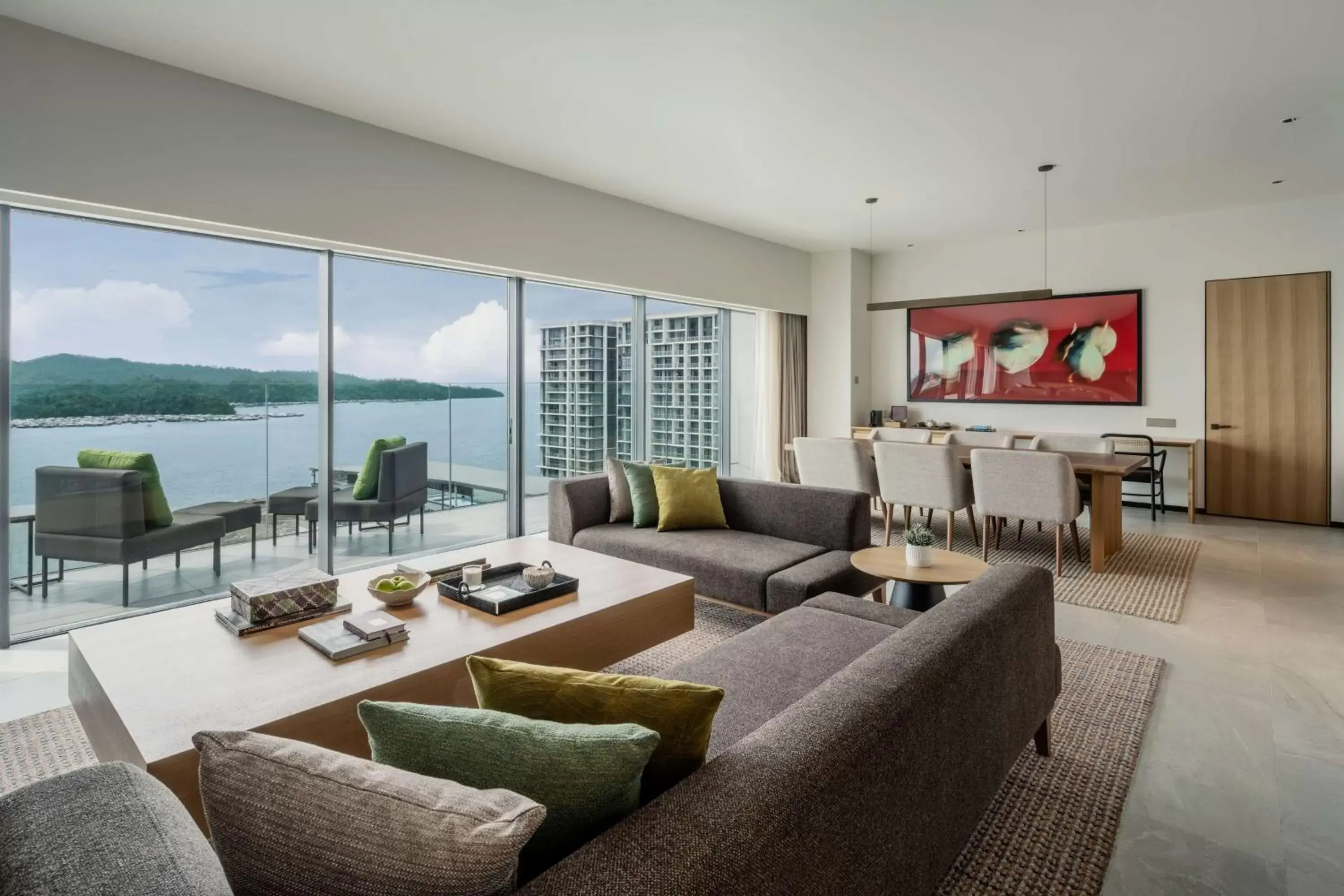 Photo of the whole room, Seating Area in Hyatt Centric Kota Kinabalu