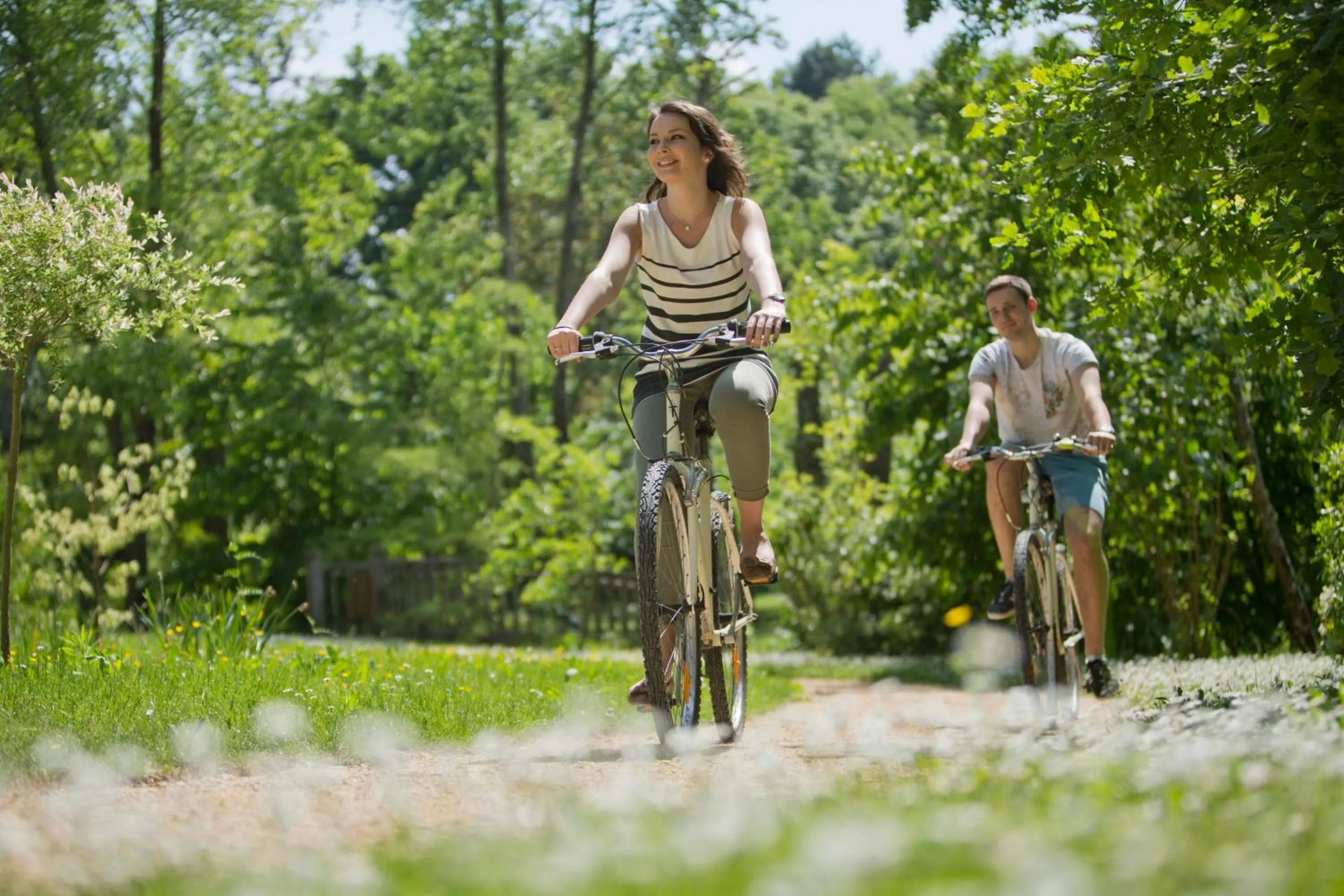 Garden in Logis Les Loges du Parc