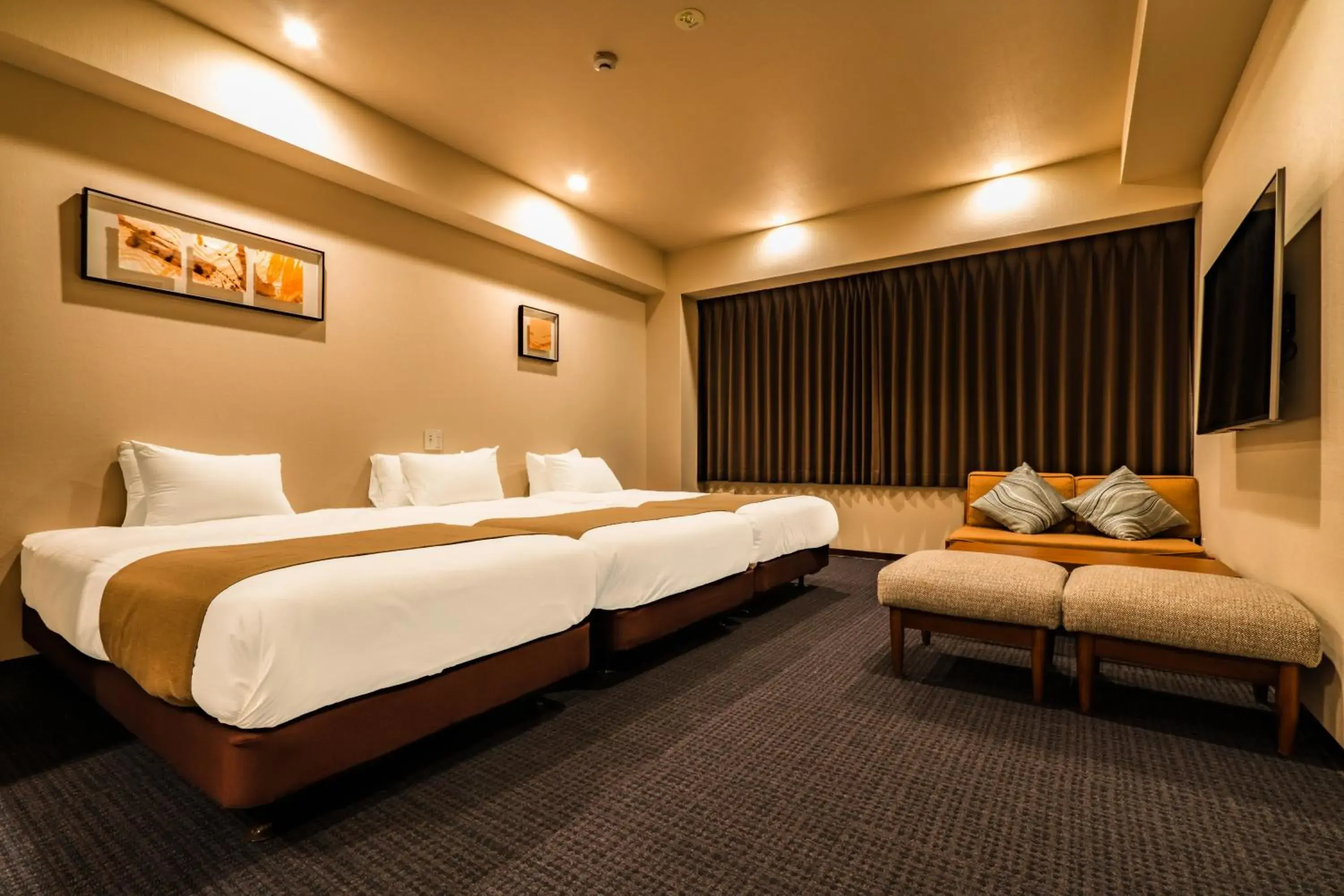 Photo of the whole room, Bed in Randor Residential Hotel Kyoto Suites