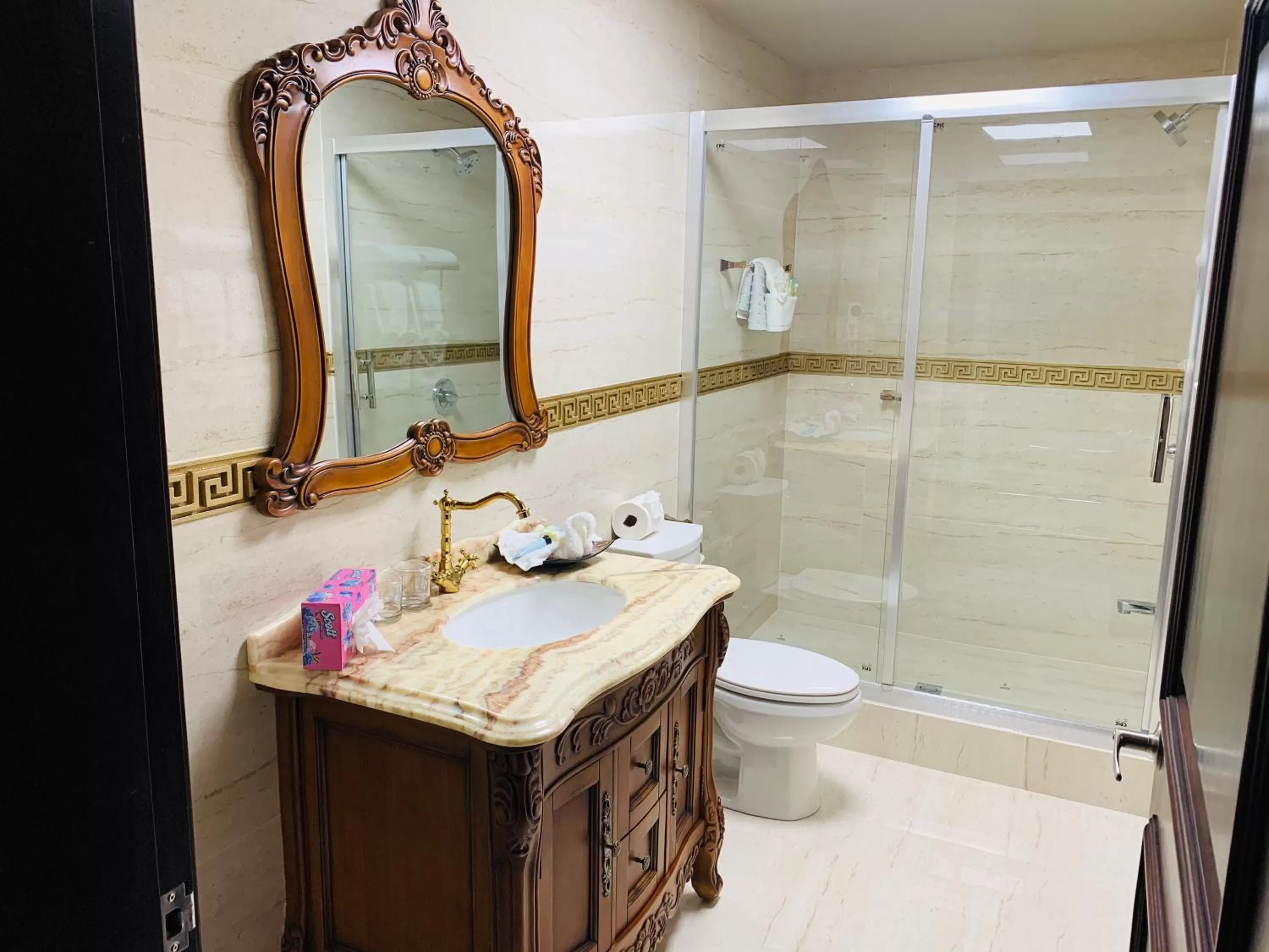 Shower in Golden Bay Belize Hotel