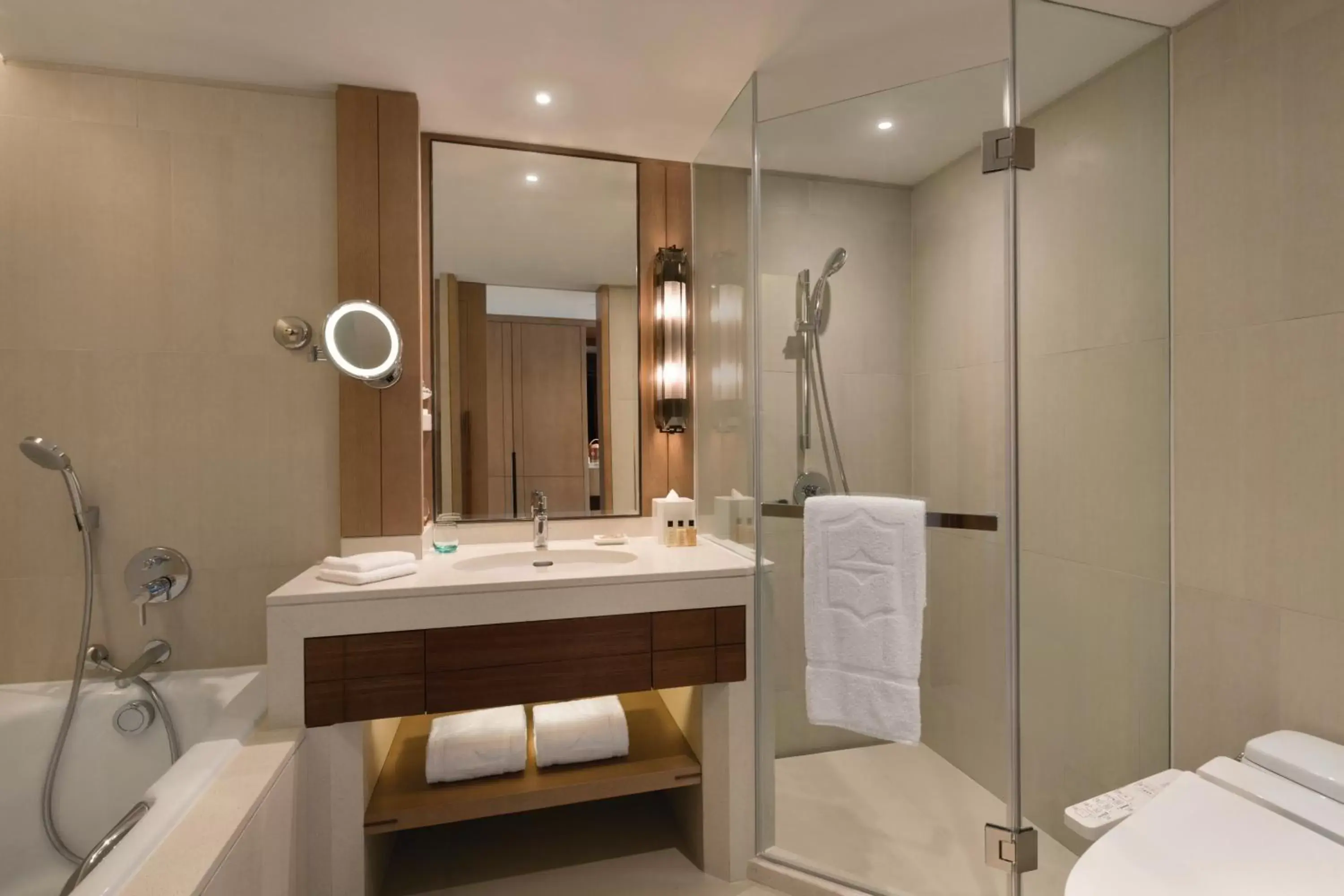 Bathroom in Shangri-La Qingdao - May Fourth Square