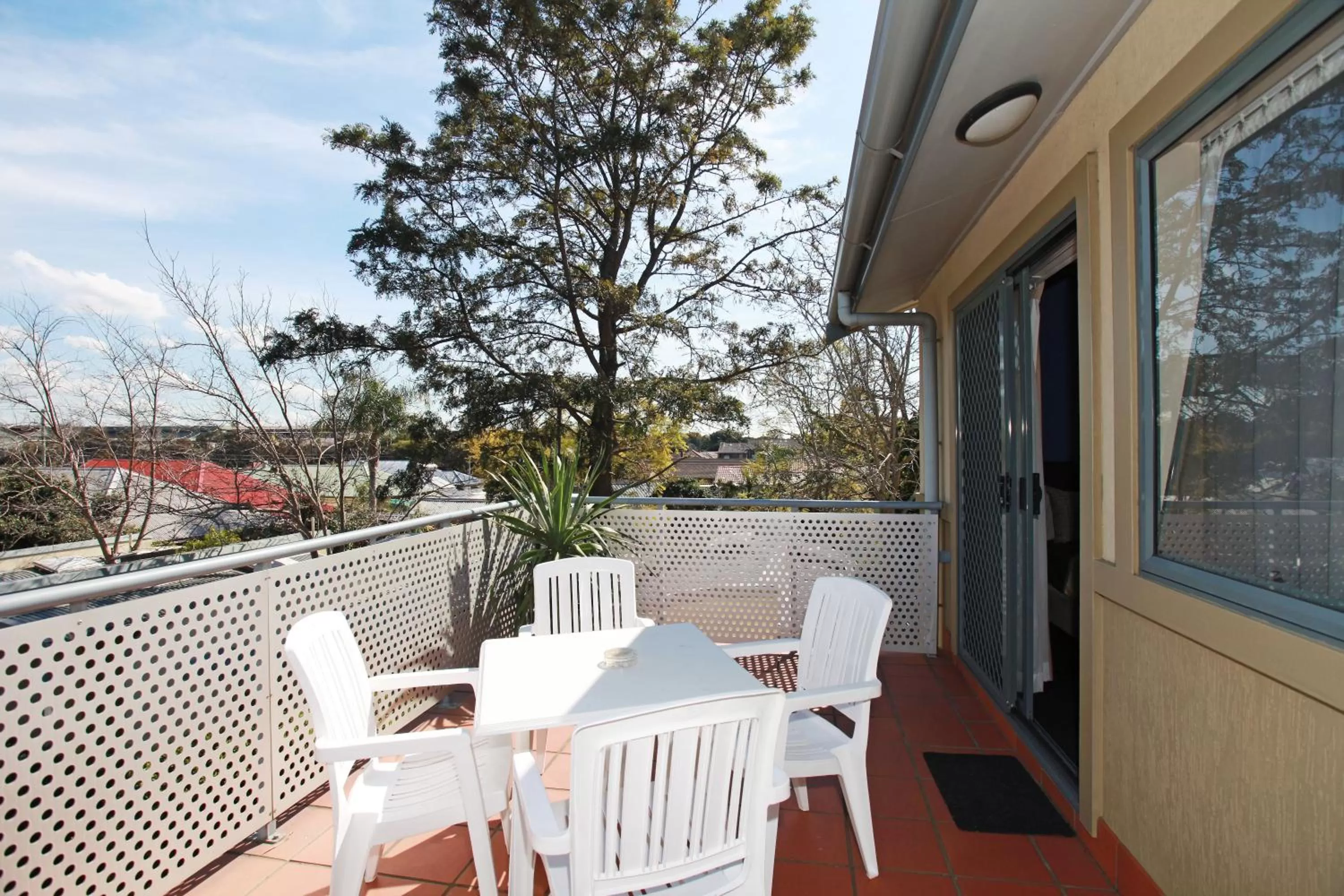 Balcony/Terrace in Travellers Motor Village