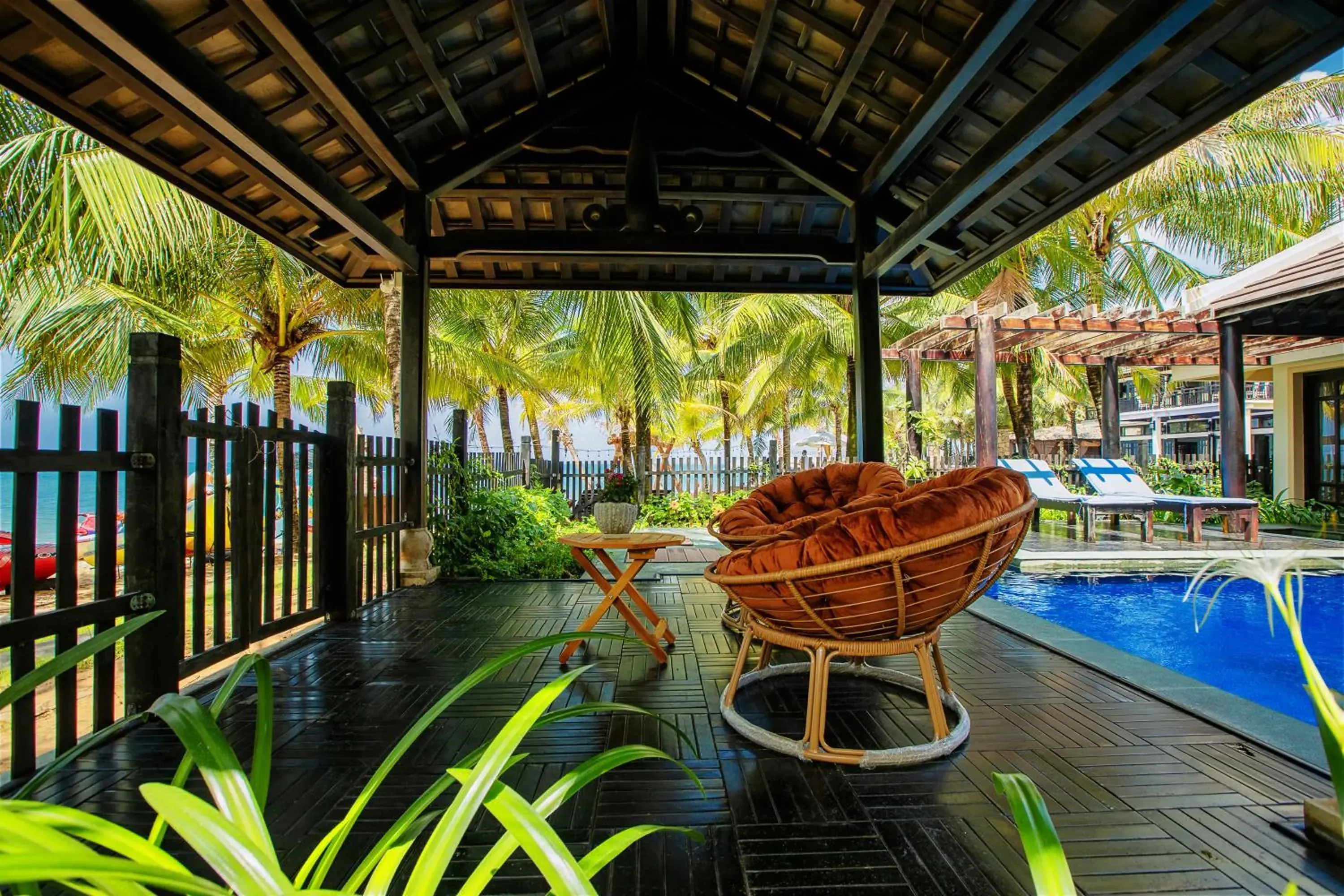 Pool view, Swimming Pool in Anja Beach Resort & Spa