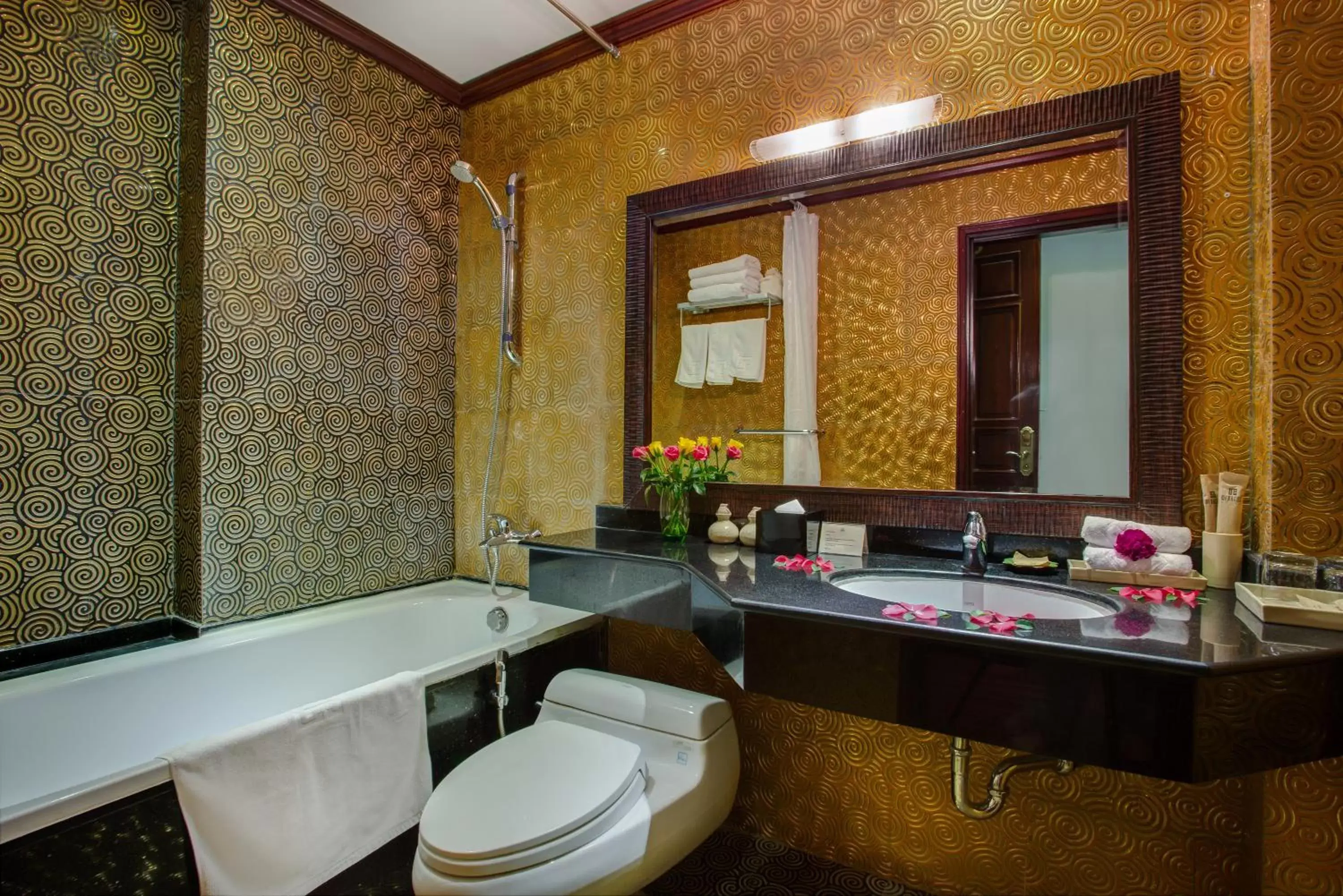 Bathroom in Mercury Central Hotel Hanoi