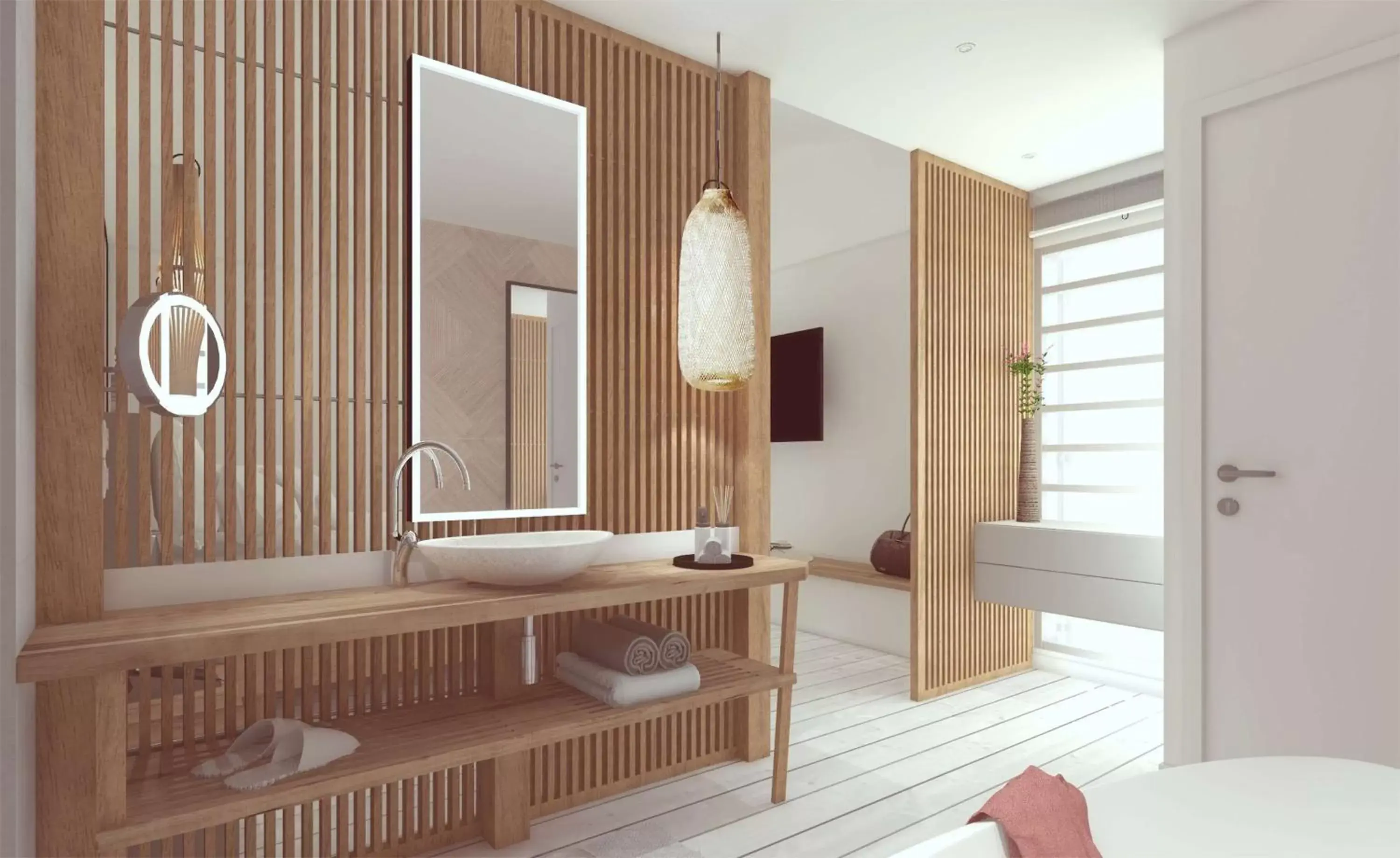 Bathroom in DoubleTree by Hilton Noumea Ilot Maitre Resort