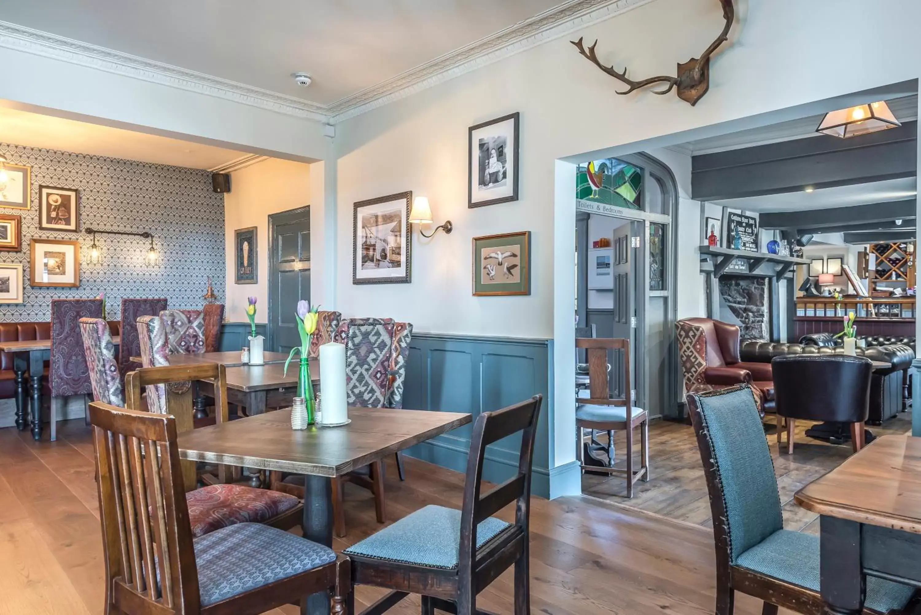 Dining area, Restaurant/Places to Eat in Cockhaven Arms