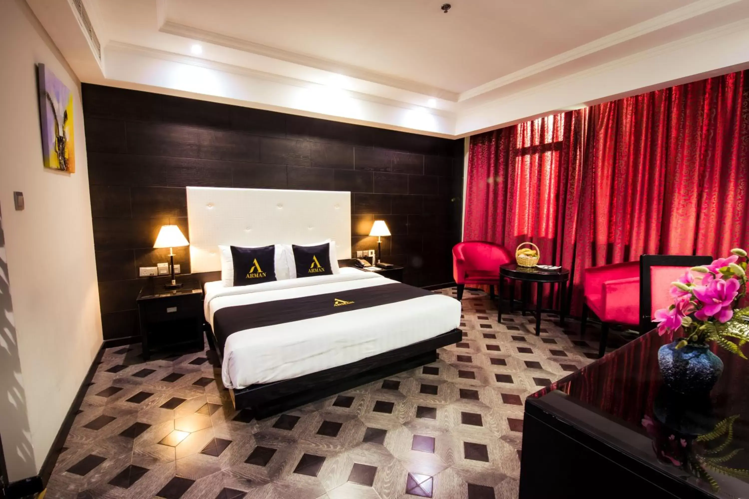 Bedroom, Bed in Arman Hotel Juffair Mall