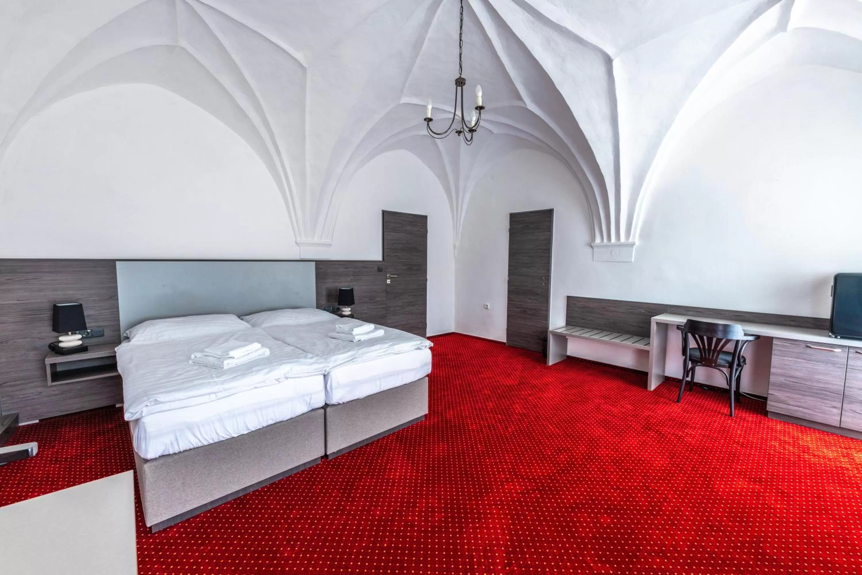 Bedroom, Bed in Hotel Třebovská restaurace