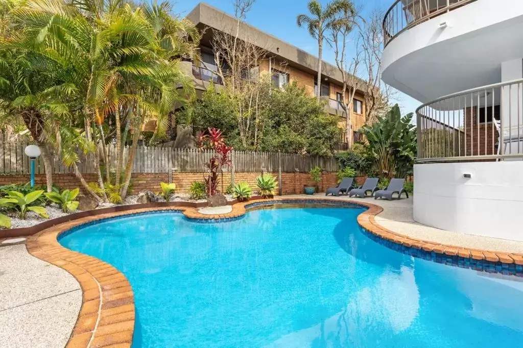 Swimming Pool in Byron Pacific Apartments - On Clarkes Beach
