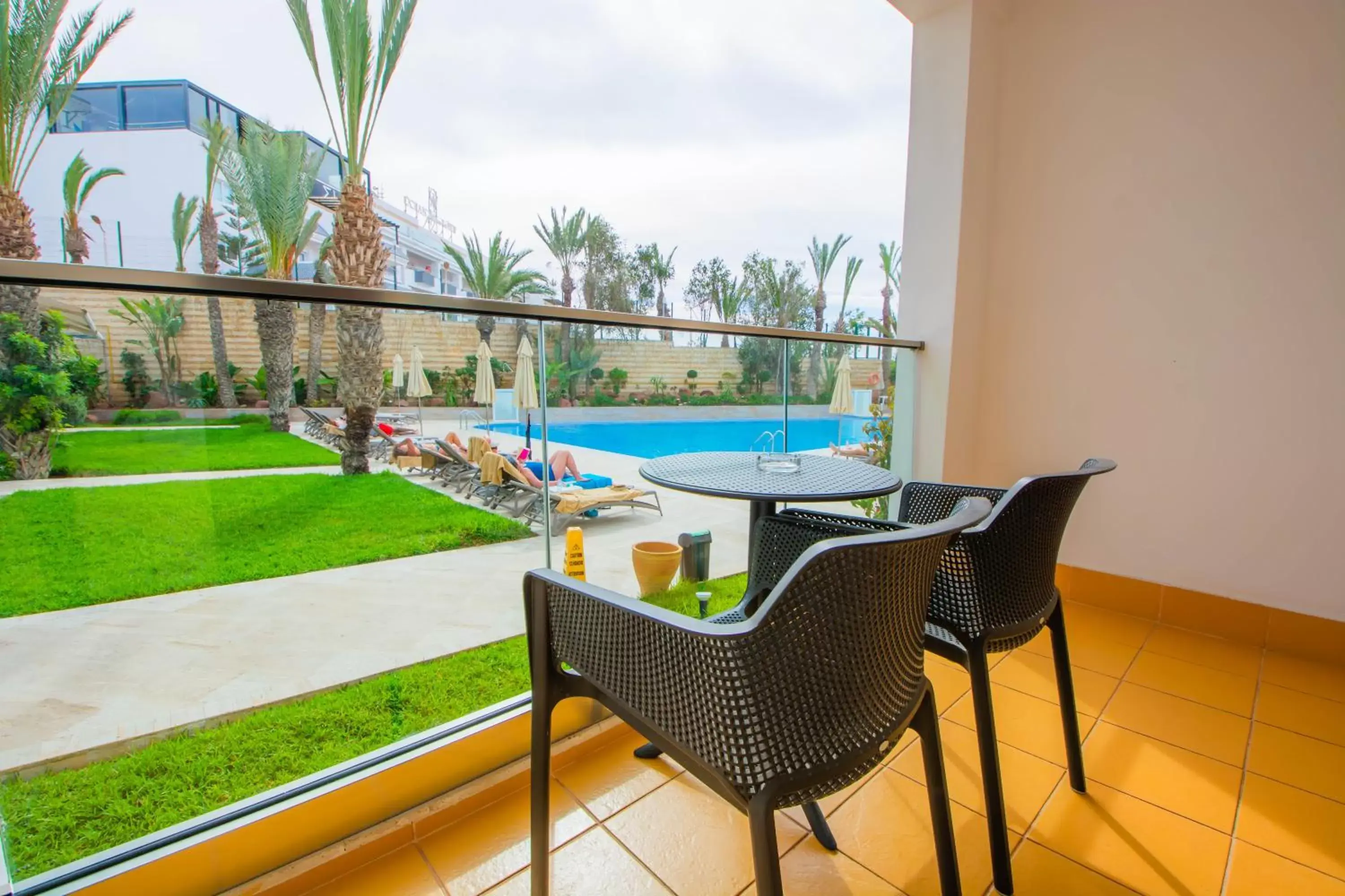 Balcony/Terrace, Swimming Pool in Hotel Timoulay and Spa Agadir