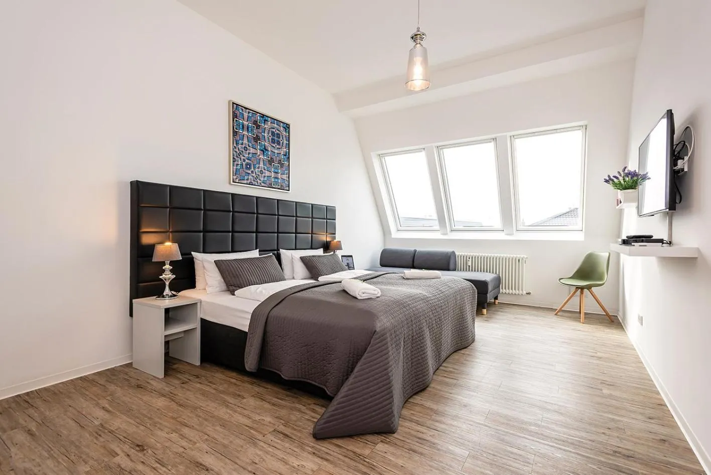 Bed in Apartments Rosenthal Residence