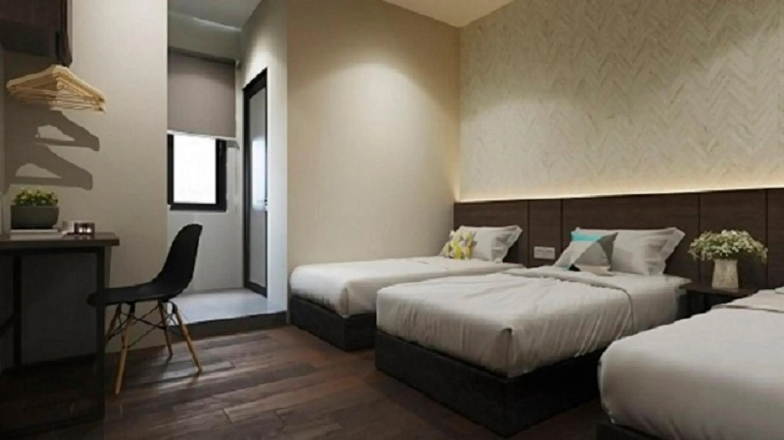 Bed in The Square Hotel Bed in The Square Hotel