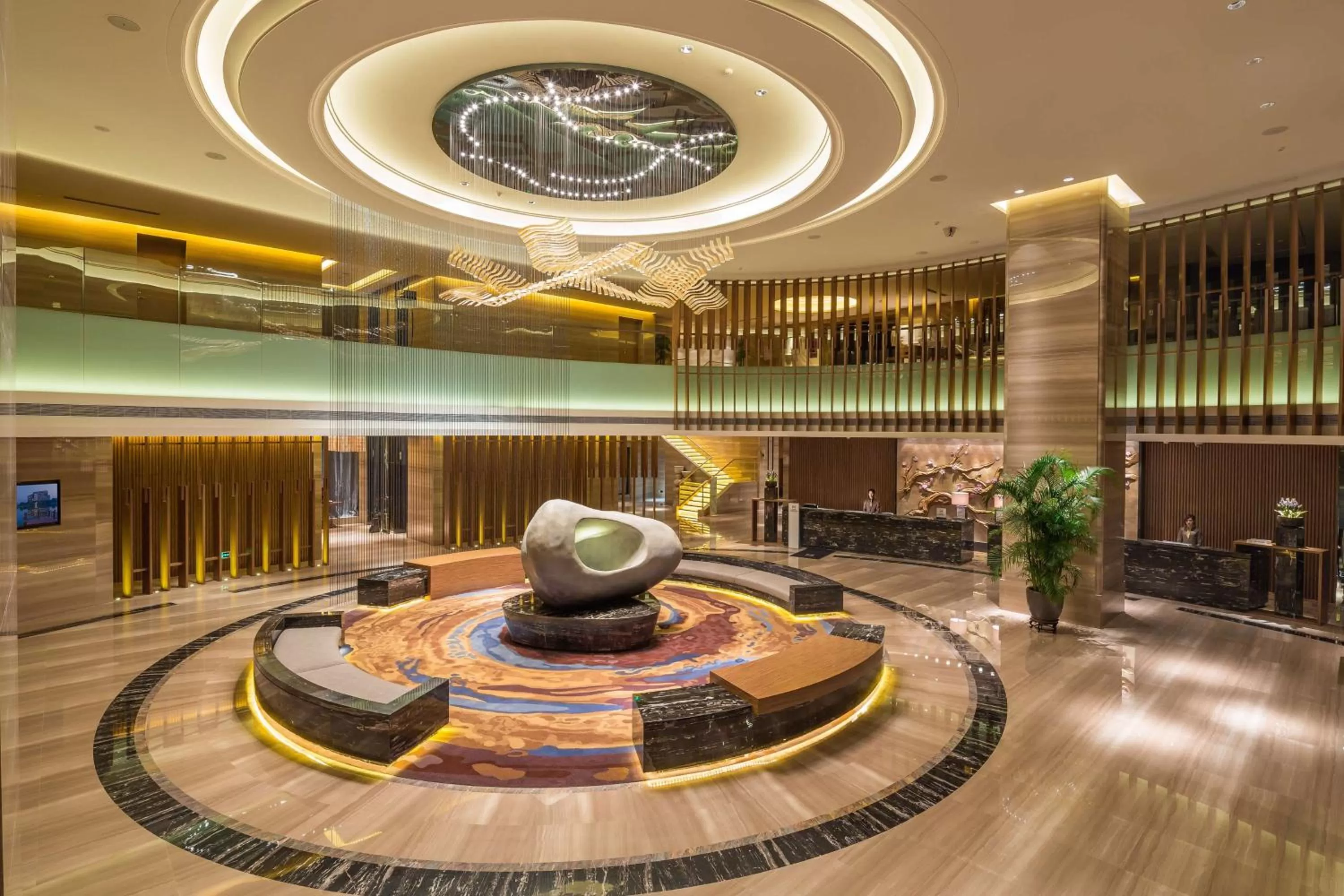 Lobby or reception in DoubleTree by Hilton Guangzhou Science City-Free Shuttle Bus Service During Canton Fair Period