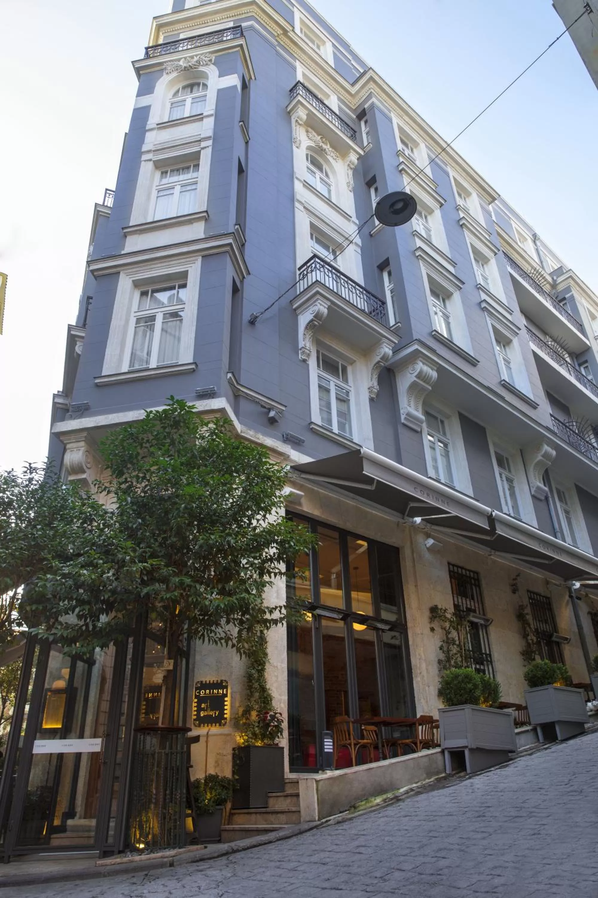 Property building in Corinne Art & Boutique Hotel