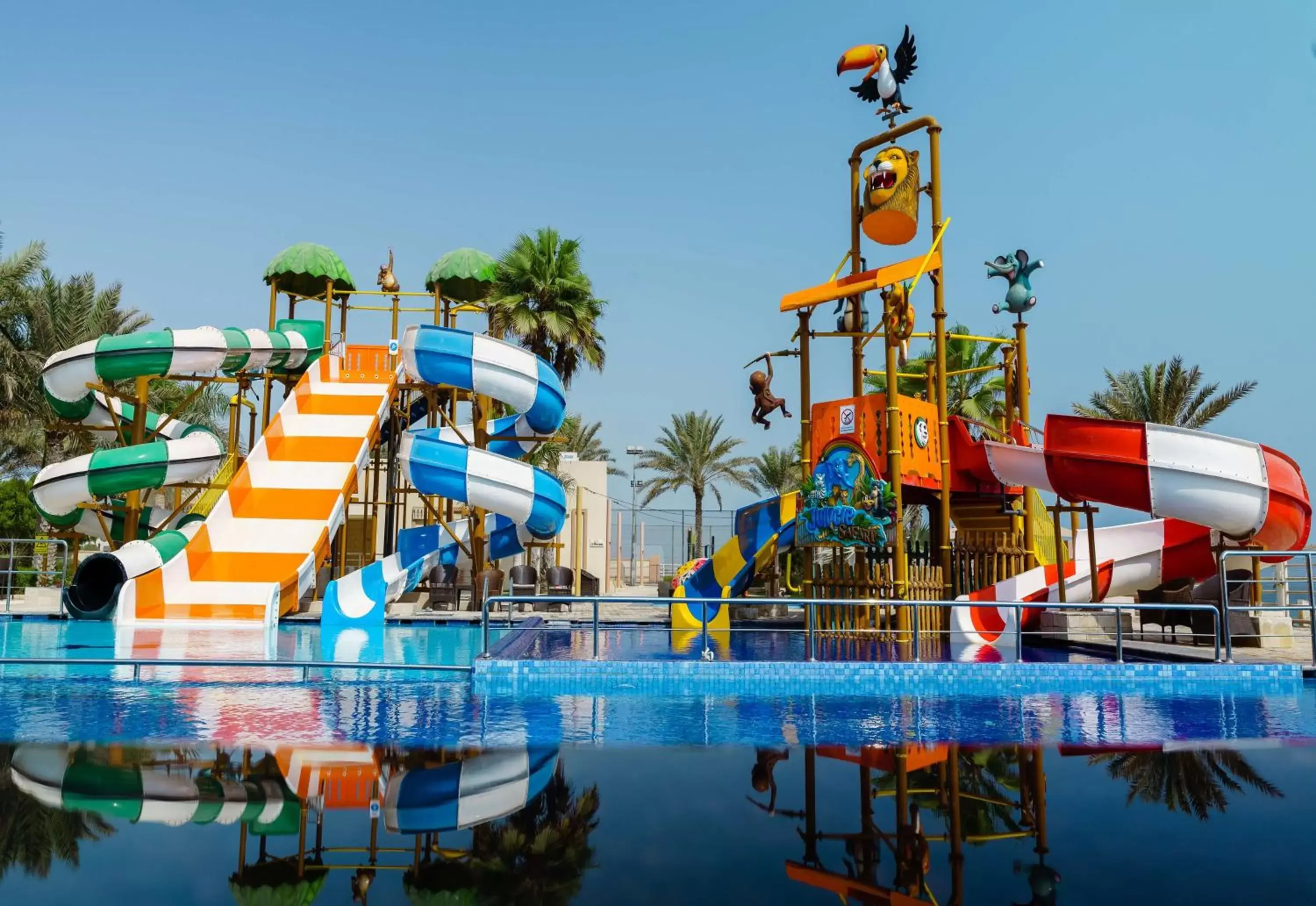 Pool view, Water Park in Radisson Blu Hotel Sohar