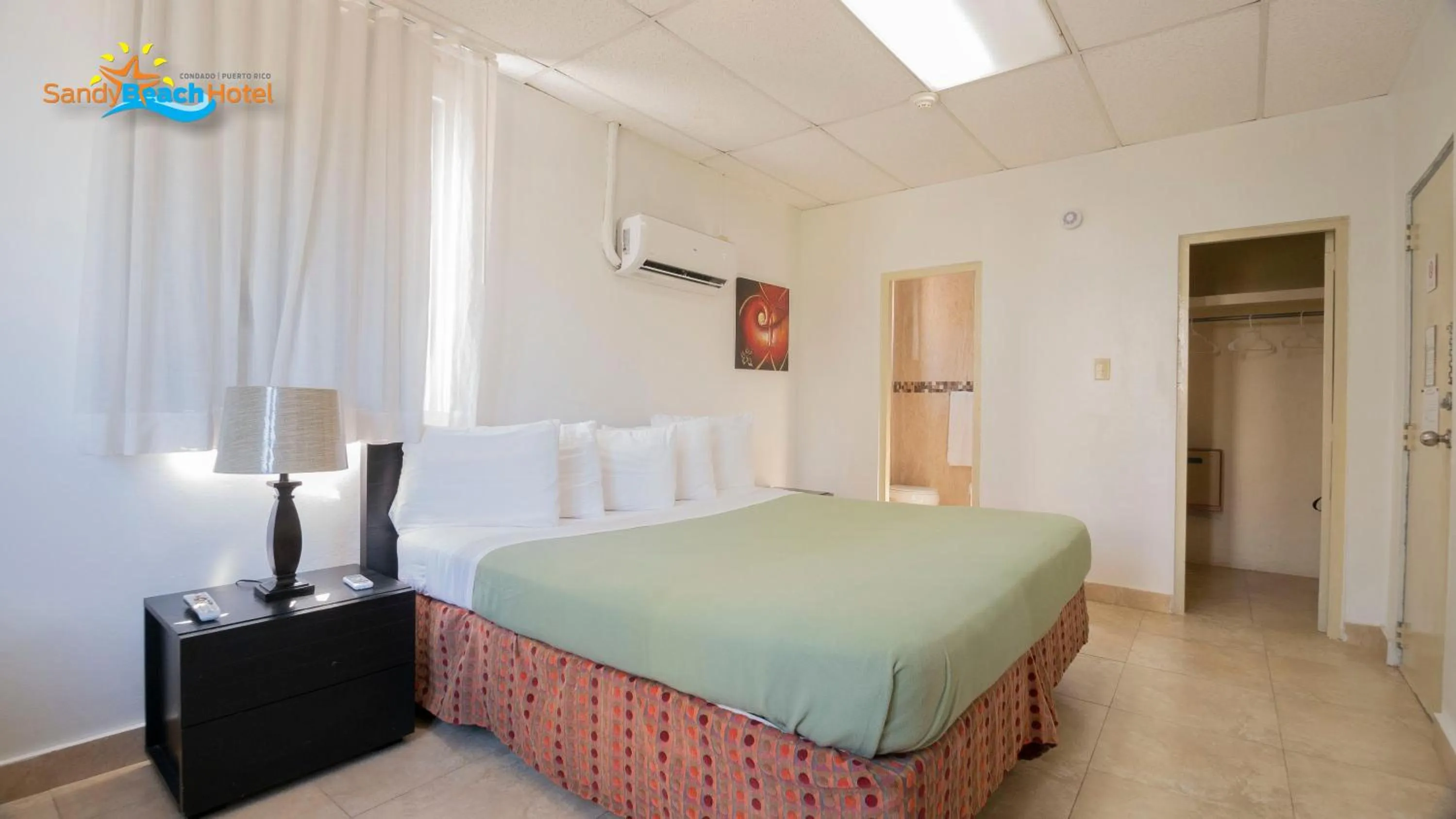 Bed in Sandy Beach Hotel