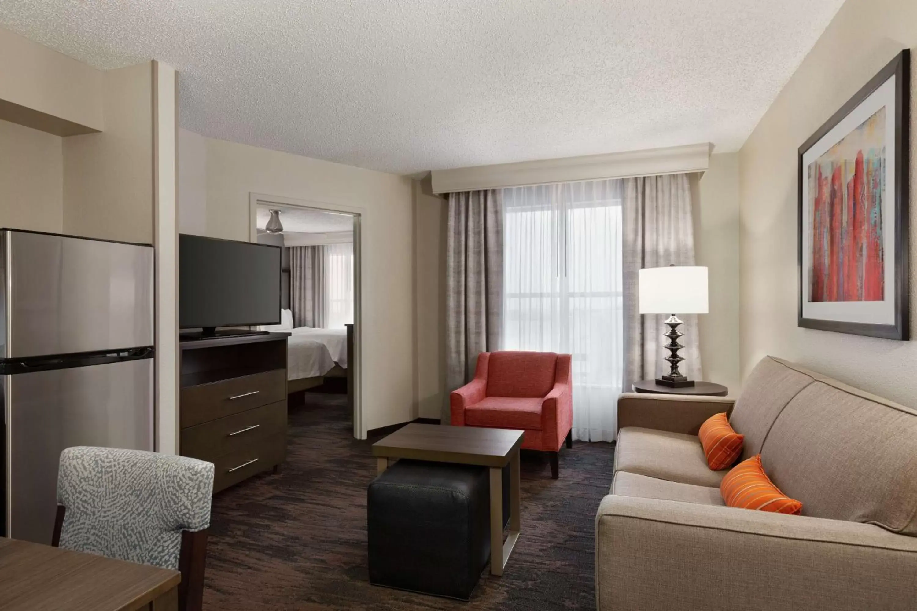 Bedroom, Seating Area in Homewood Suites by Hilton Dallas-Plano