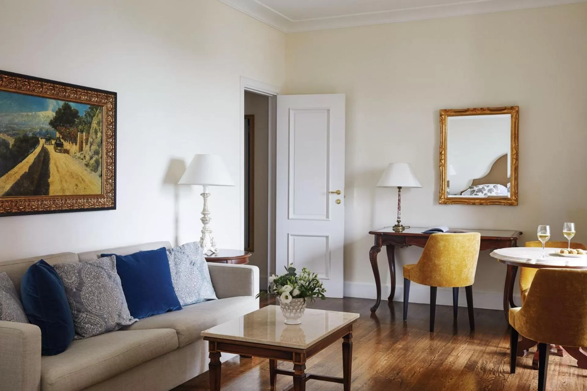 Seating area in Grand Hotel Timeo, A Belmond Hotel, Taormina