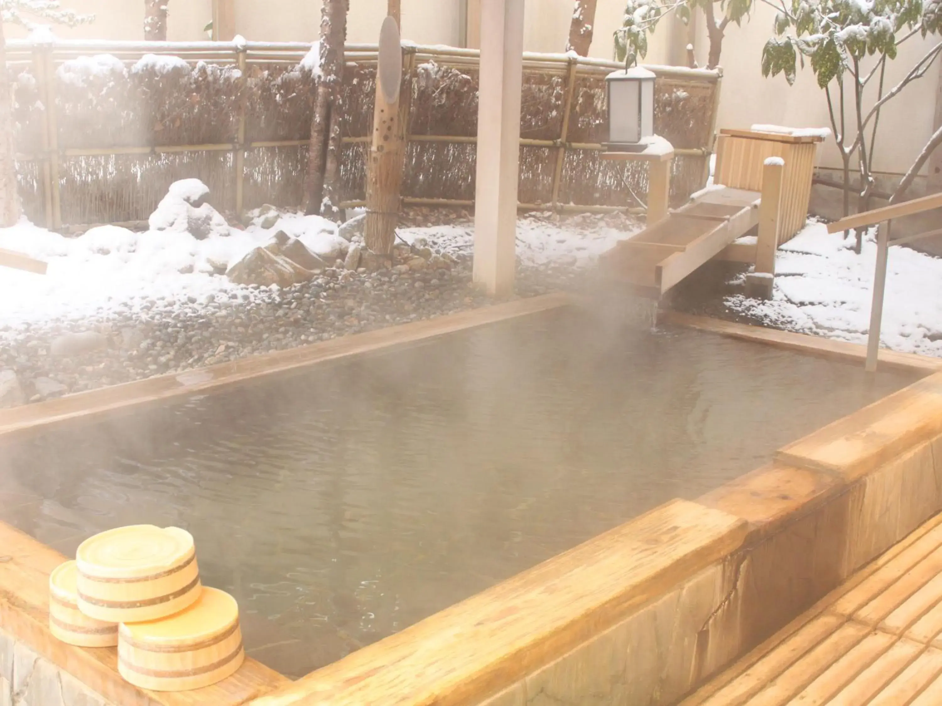 Hot Spring Bath in Hanabishi Hotel