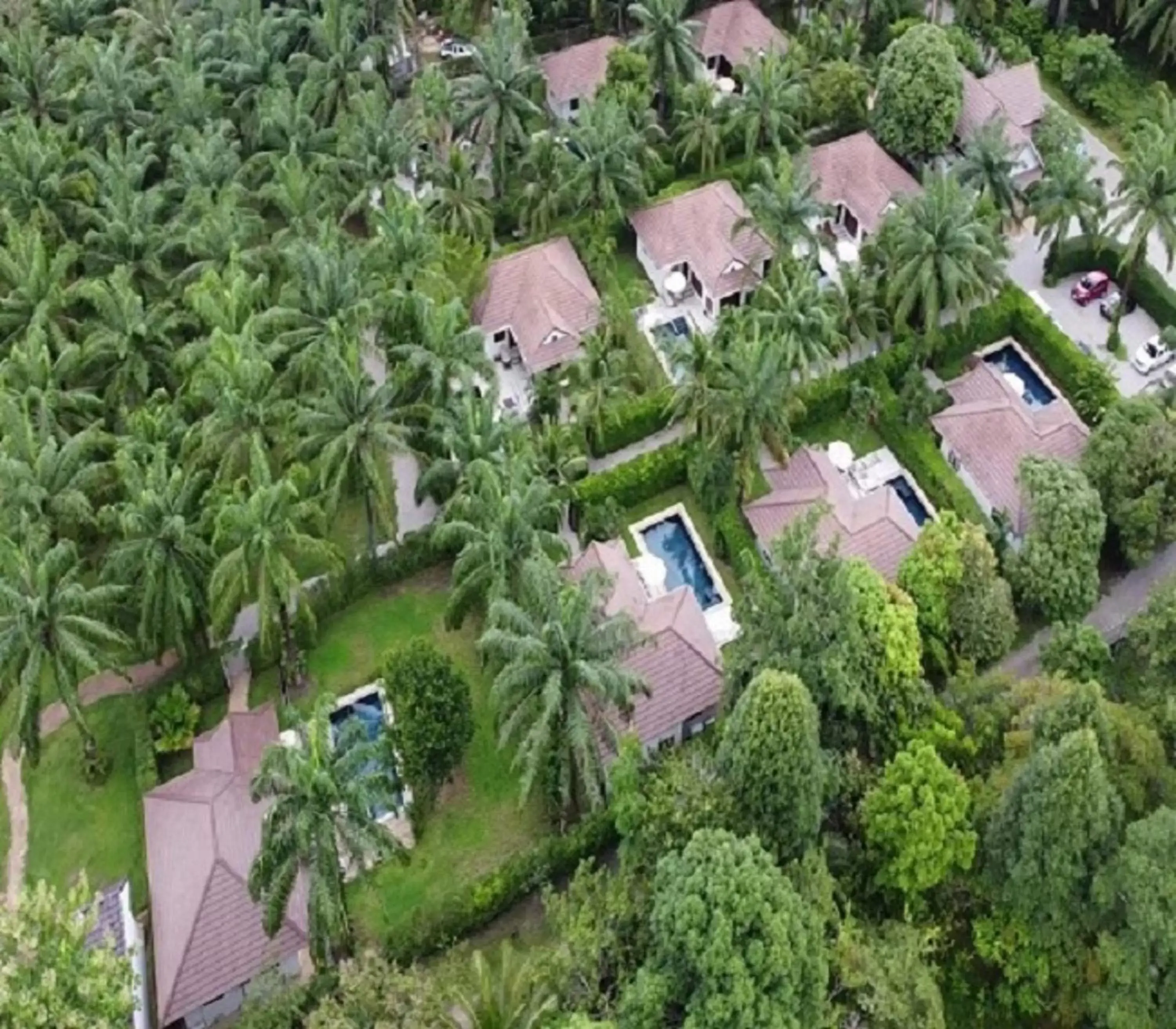 Garden, Bird's-eye View in Alisea Pool Villa Aonang