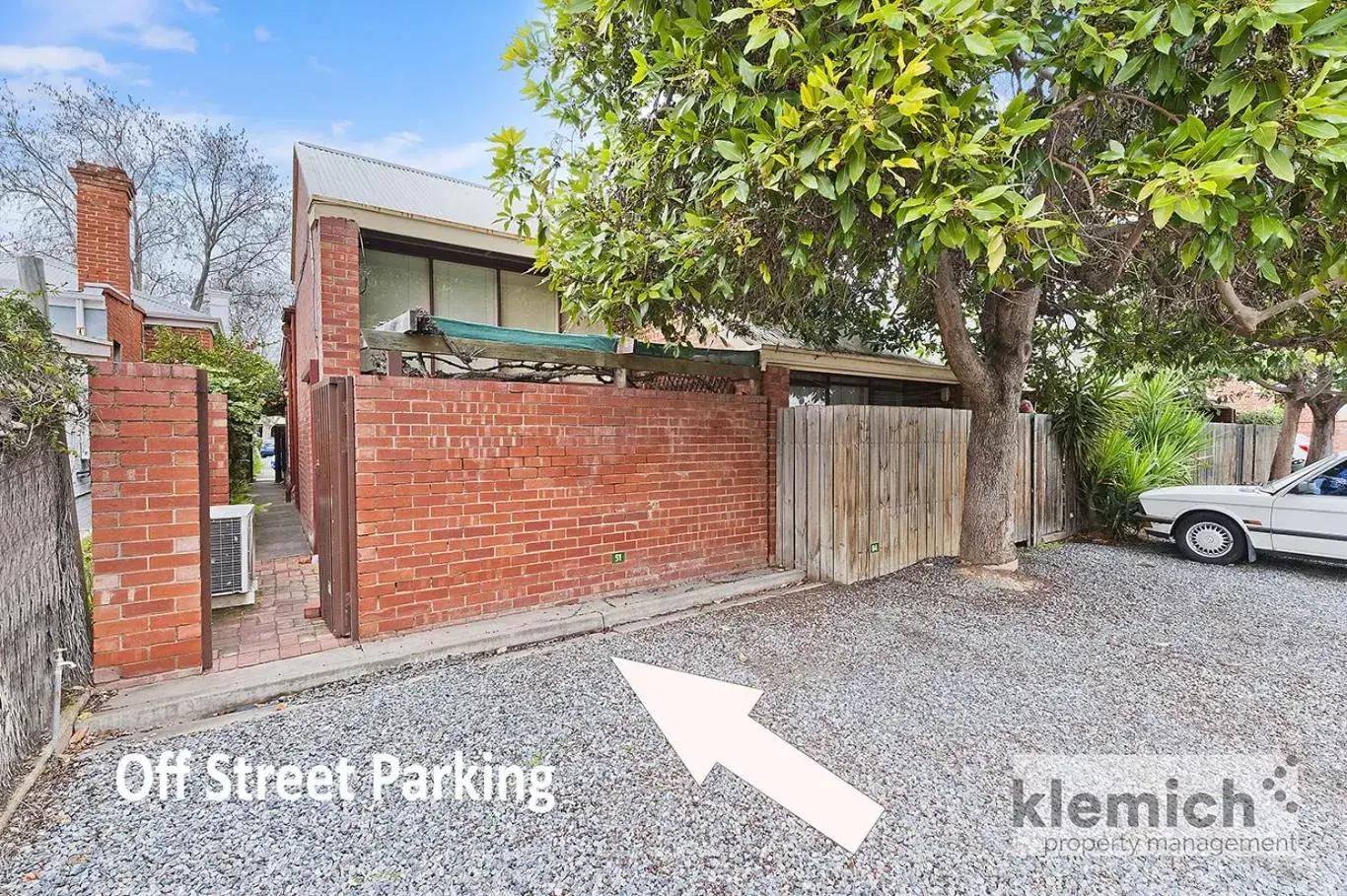 Parking, Property Building in North Adelaide Heritage Cottages & Apartments