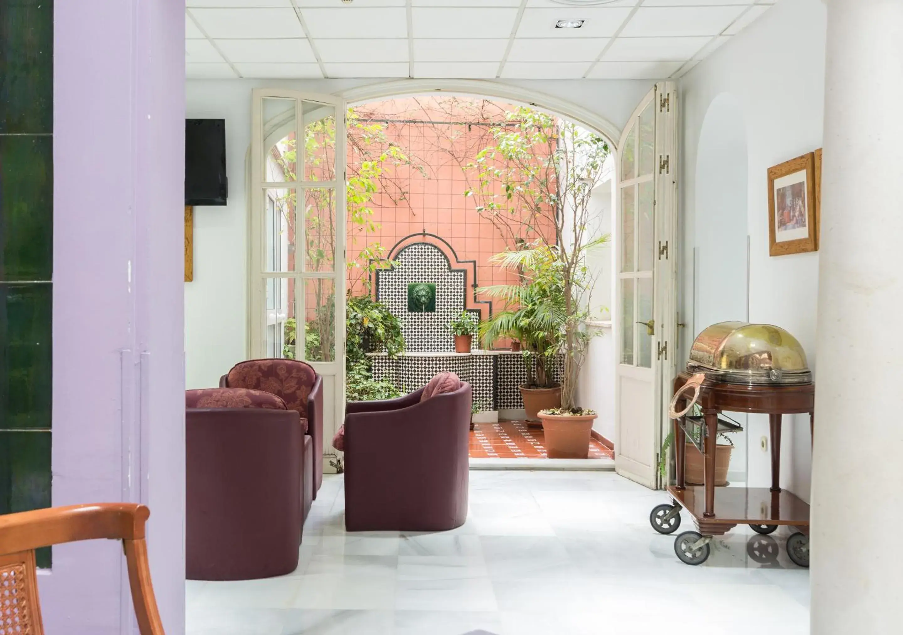 Seating area in Hotel Plateria by Prima Collection