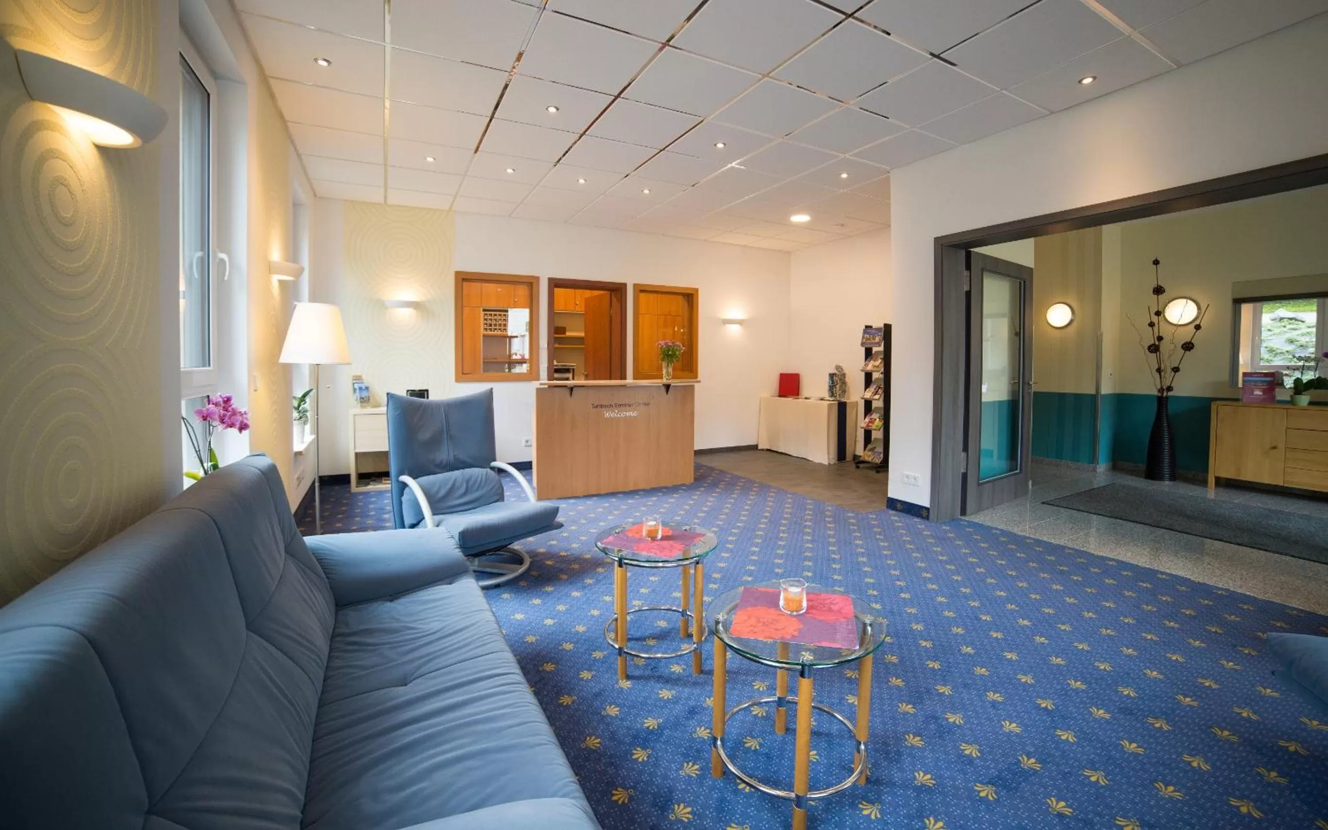 Lobby or reception in Berghotel Tambach