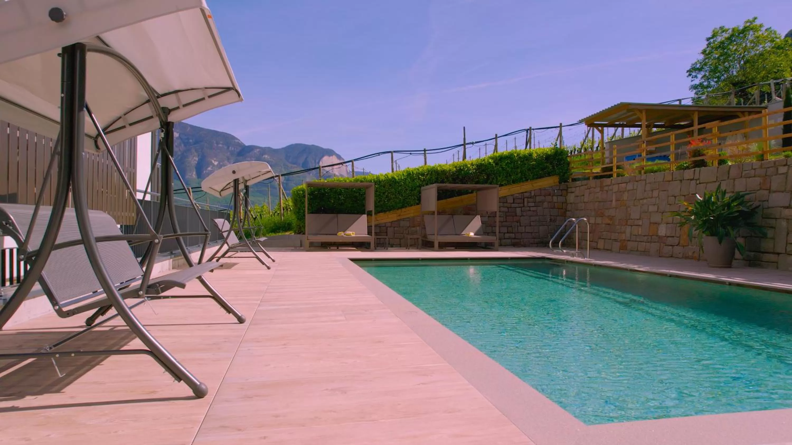 Swimming pool in Residence Garni Hotel Vineus